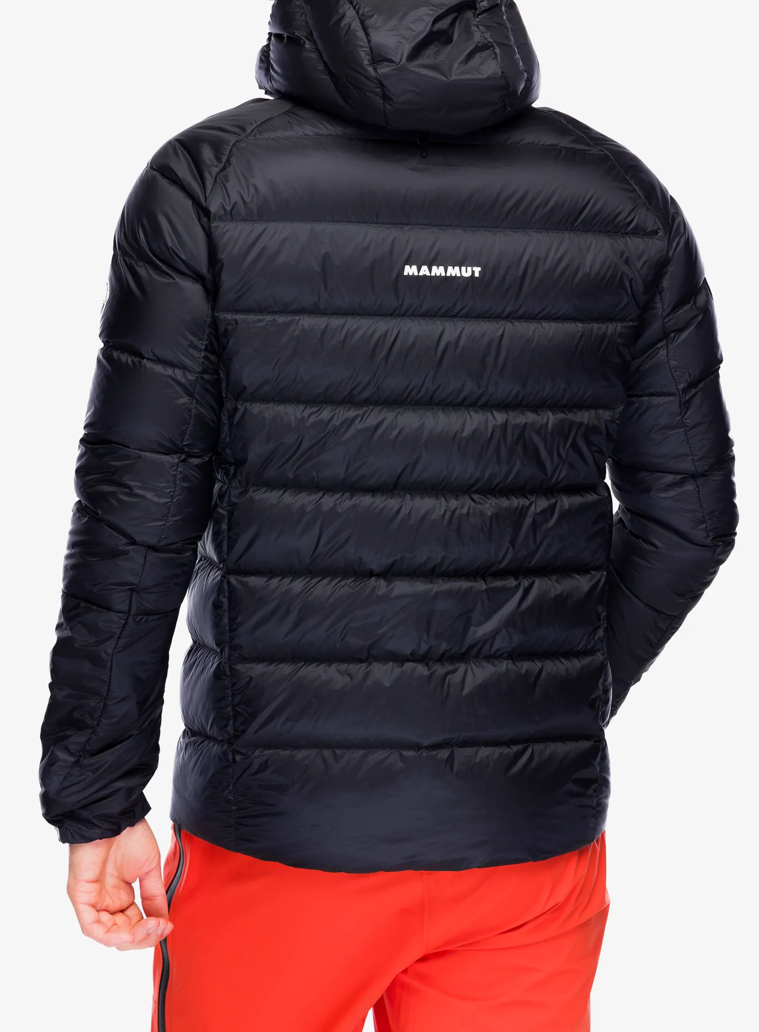 Péřová bunda Mammut Taiss IN Hooded Jacket - blk