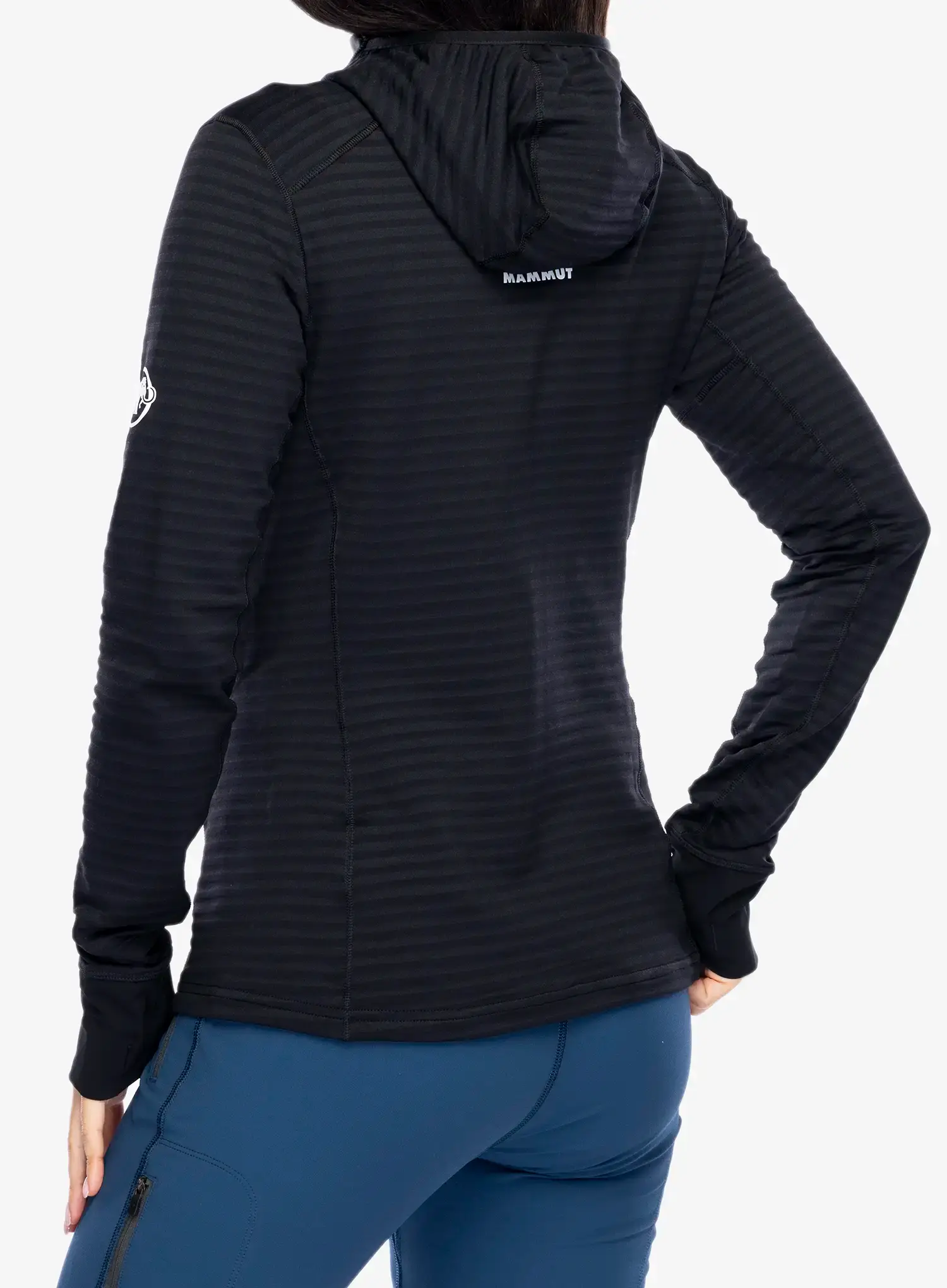 Outdoor mikina dámská Mammut Taiss Light ML Hooded Jacket - black