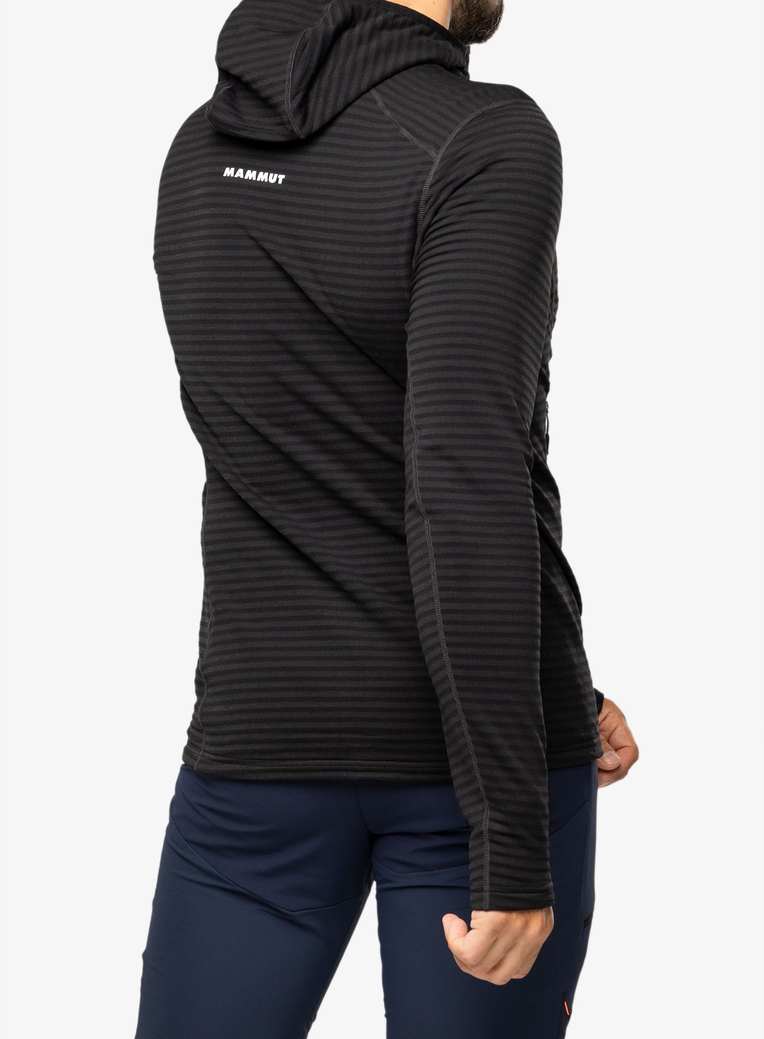 Outdoorova mikina Mammut Taiss Light ML Hooded Jacket - black