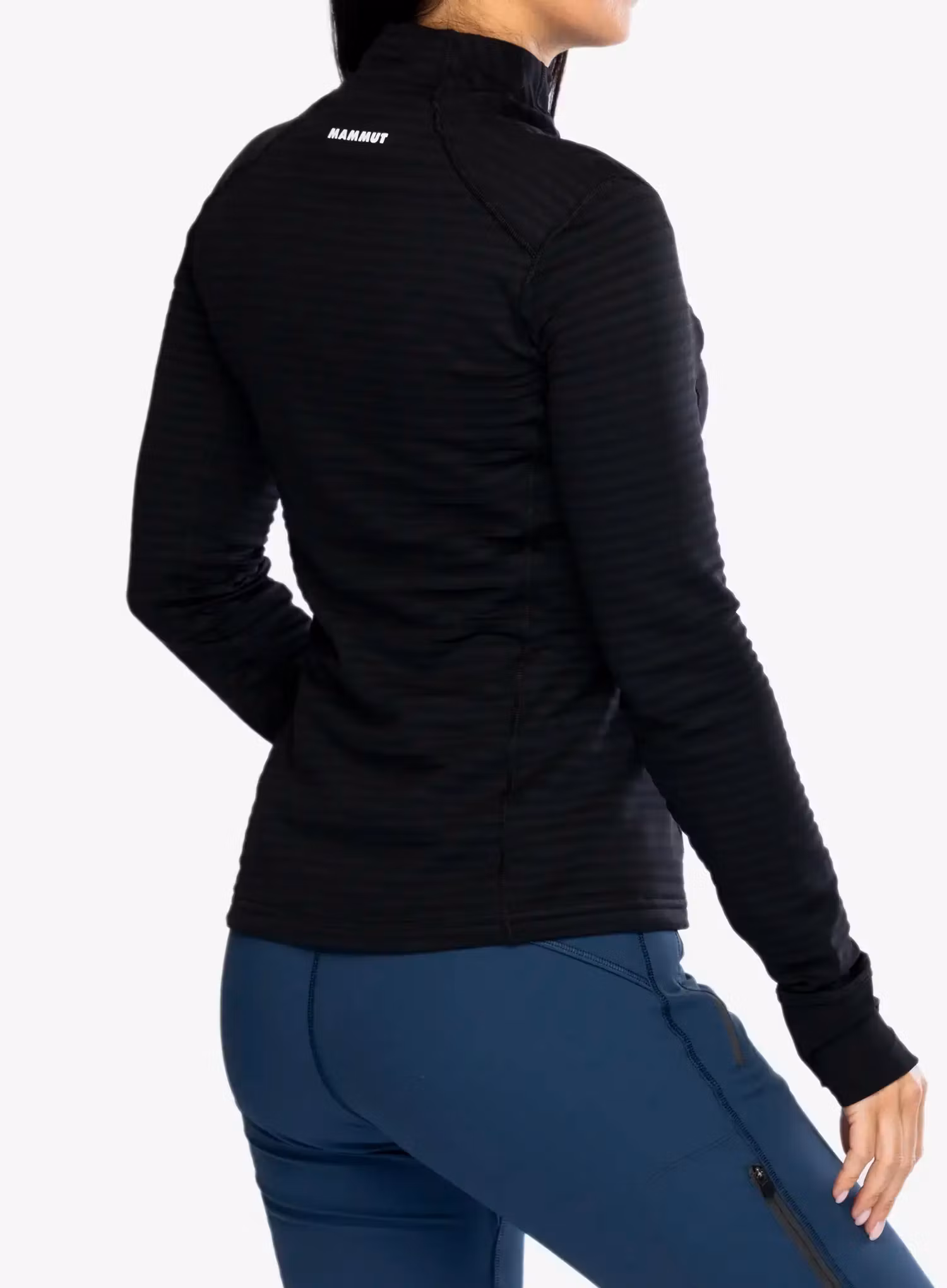 Dámská mikina na zip Mammut Taiss Light ML Jacket - black