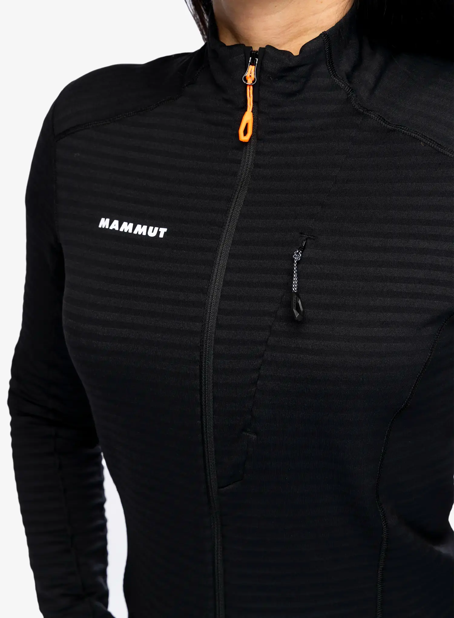 Dámská mikina na zip Mammut Taiss Light ML Jacket - black