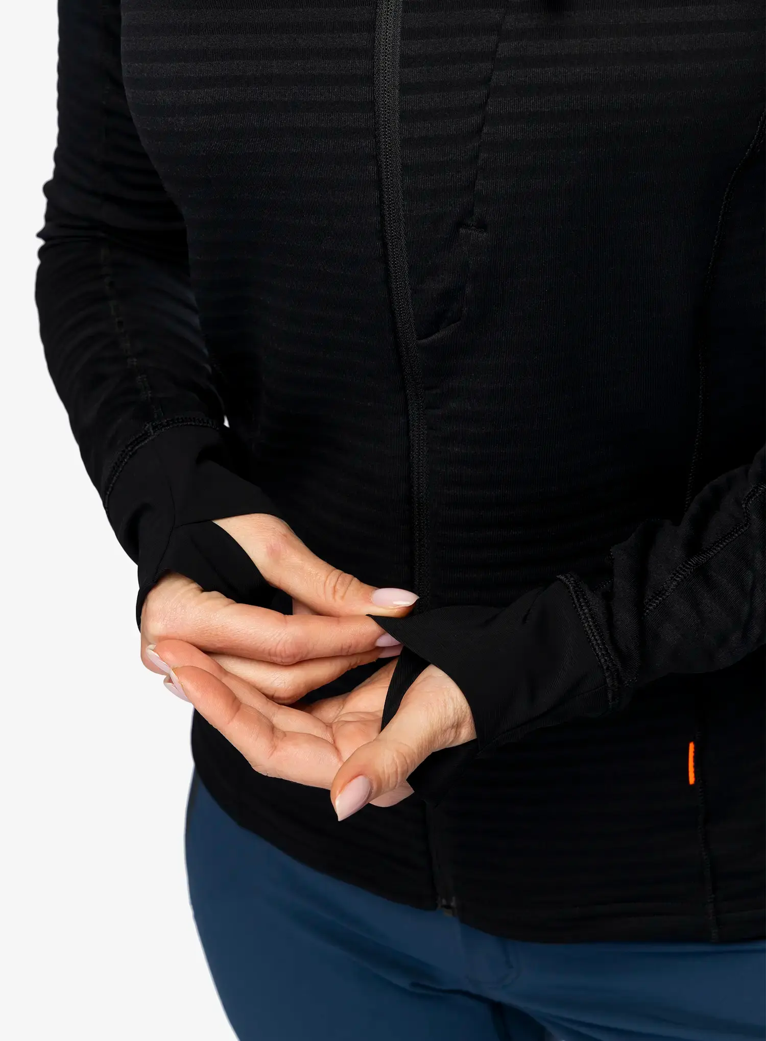 Dámská mikina na zip Mammut Taiss Light ML Jacket - black
