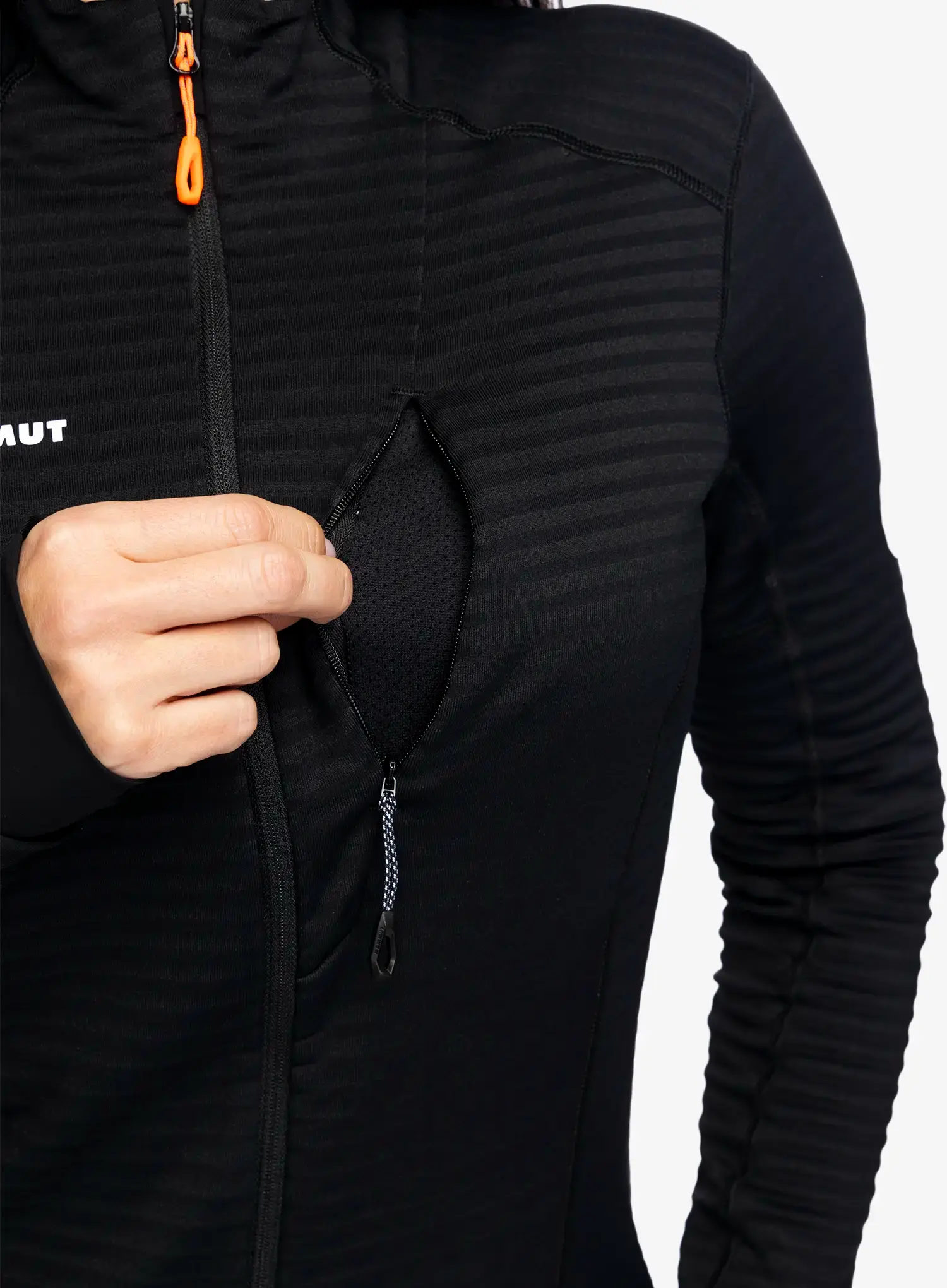 Dámská mikina na zip Mammut Taiss Light ML Jacket - black