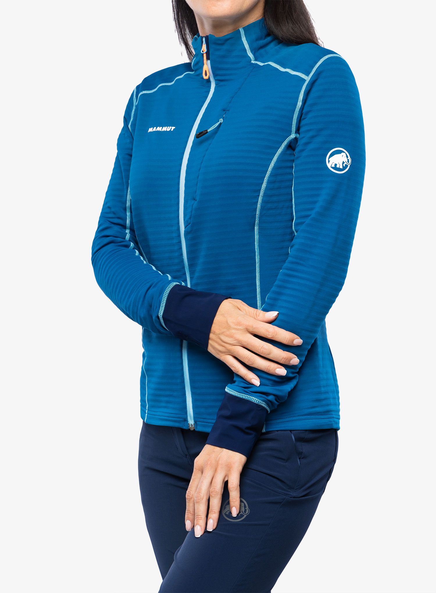Dámská mikina Mammut Taiss Light ML Jacket - deep ice/cool blue