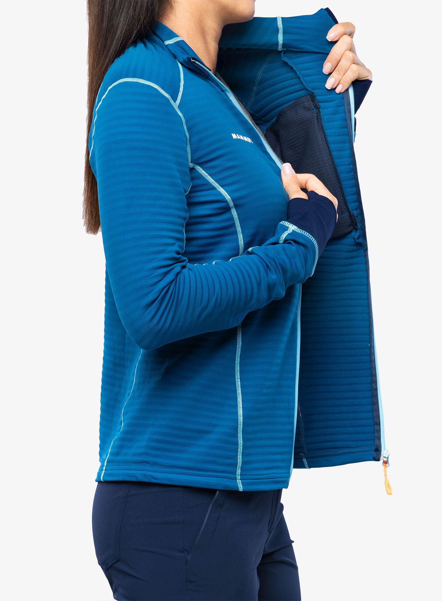 Dámská mikina Mammut Taiss Light ML Jacket - deep ice/cool blue
