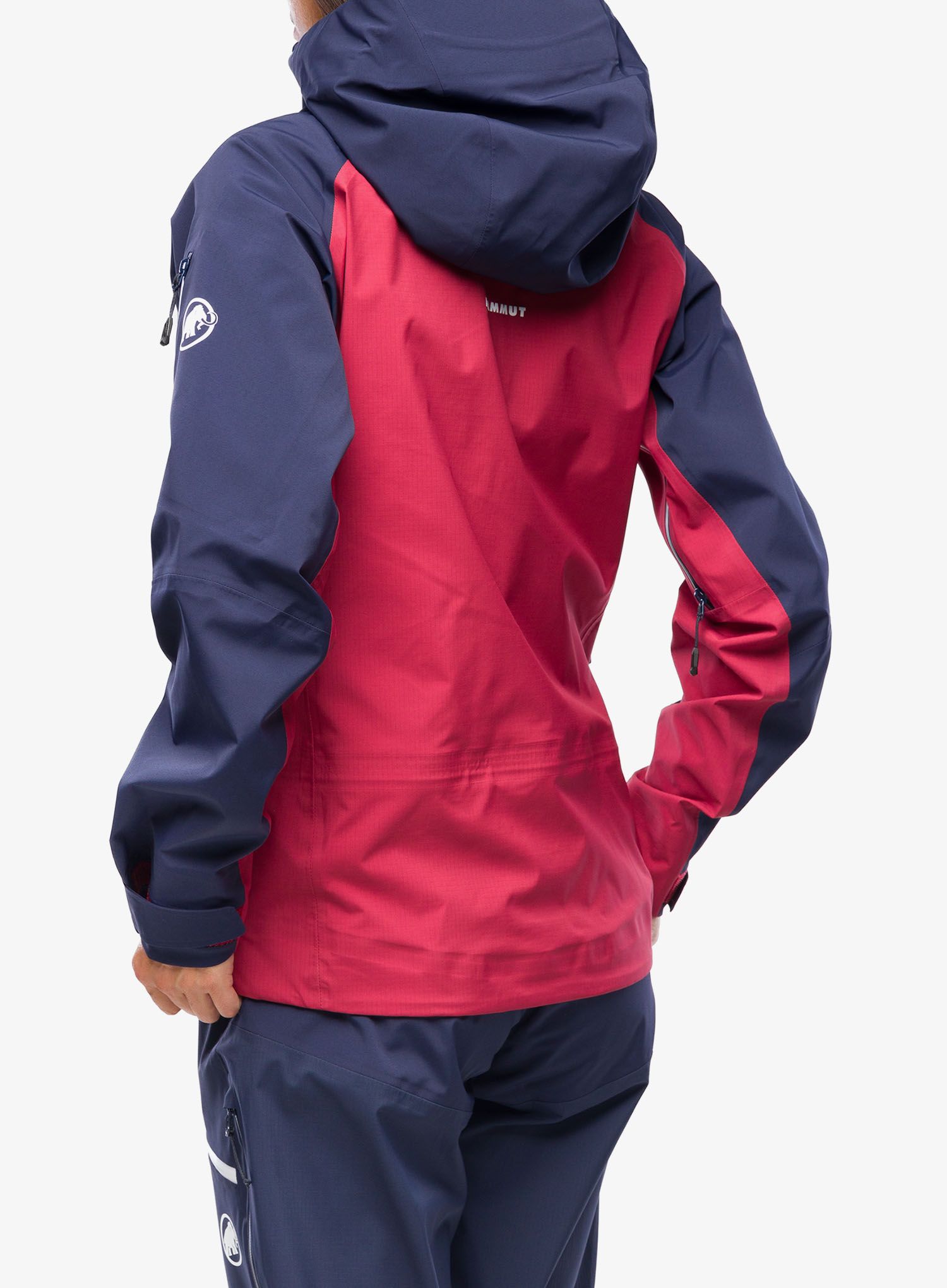 Dámská bunda na hory Mammut Taiss Pro HS Hooded Jacket - blood red/marine