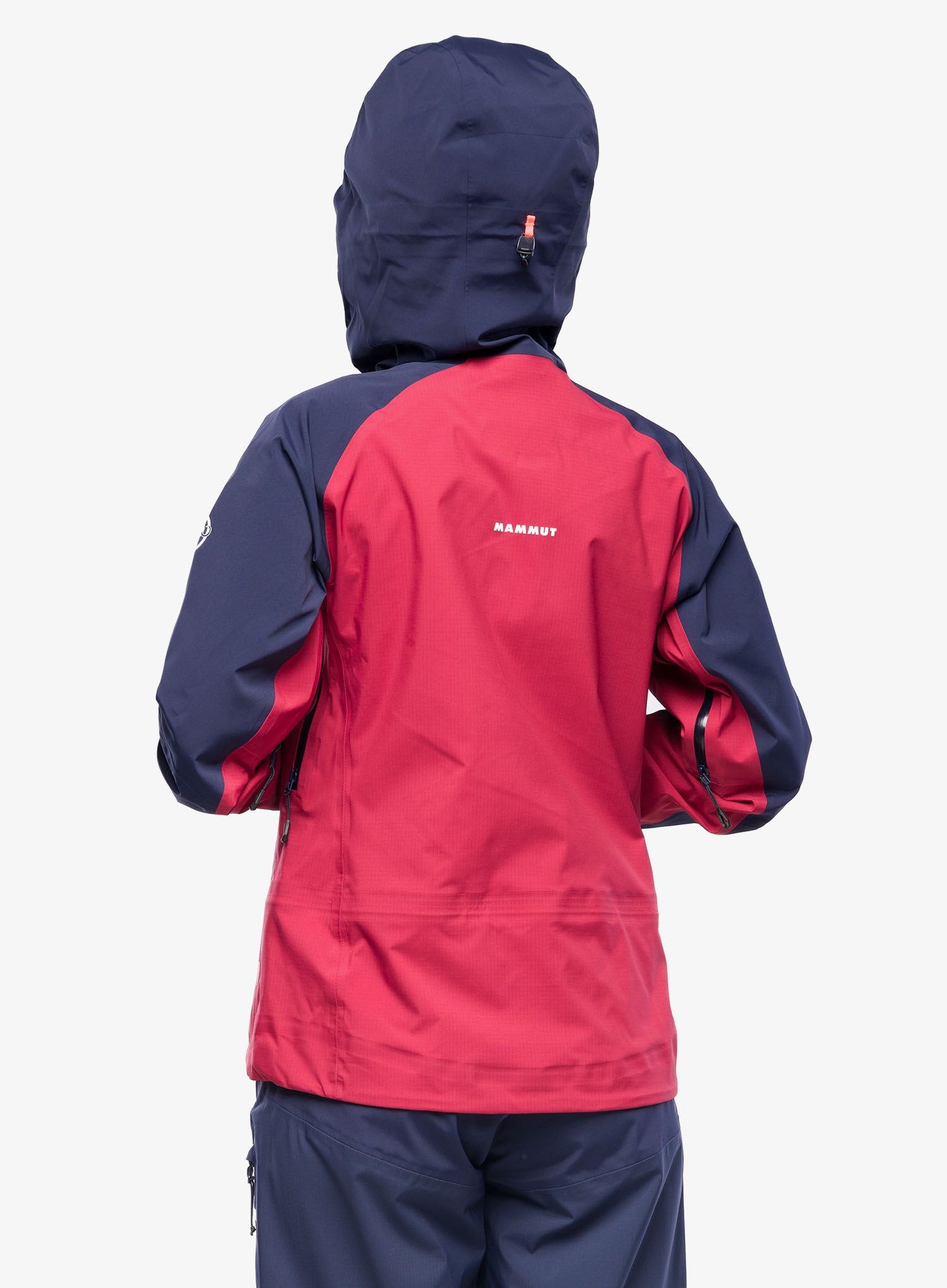 Dámská bunda na hory Mammut Taiss Pro HS Hooded Jacket - blood red/marine