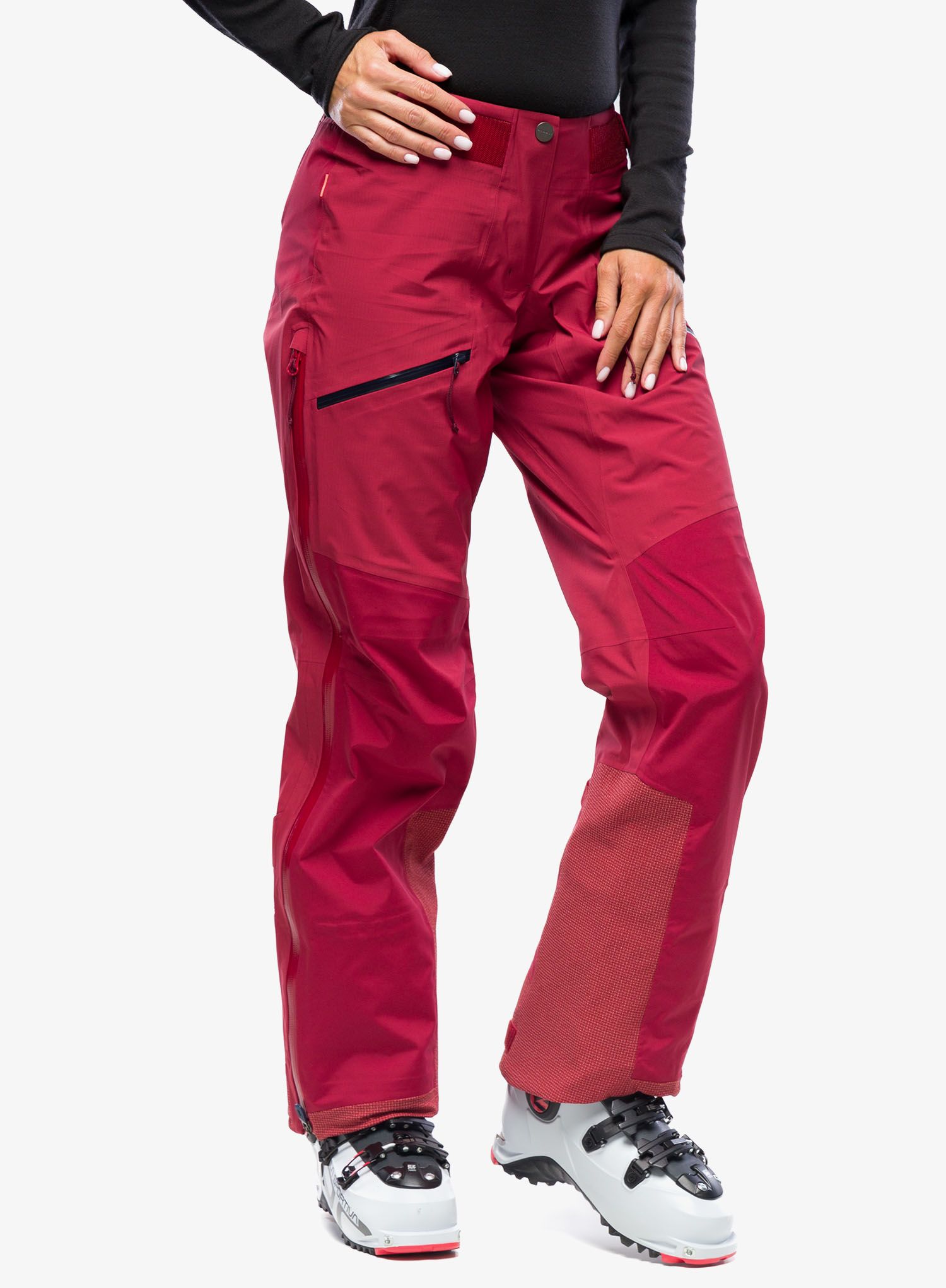 Kalhoty dámské Mammut Taiss Pro HS Pants - blood red