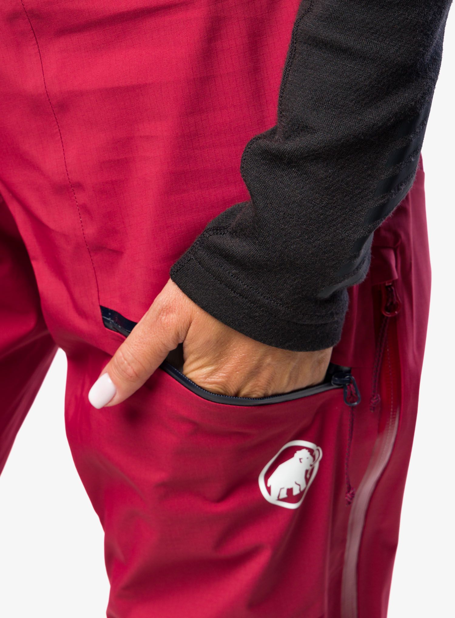 Kalhoty dámské Mammut Taiss Pro HS Pants - blood red