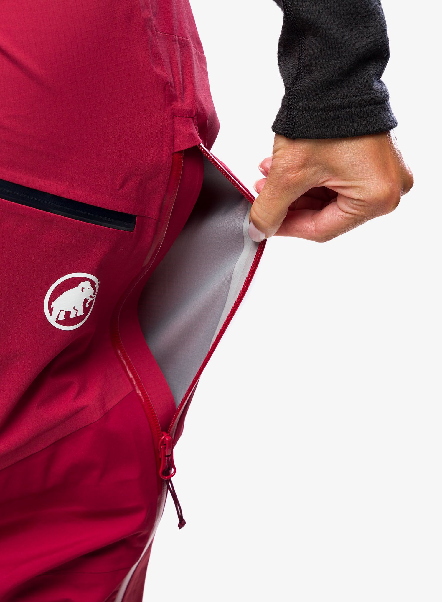 Kalhoty dámské Mammut Taiss Pro HS Pants - blood red