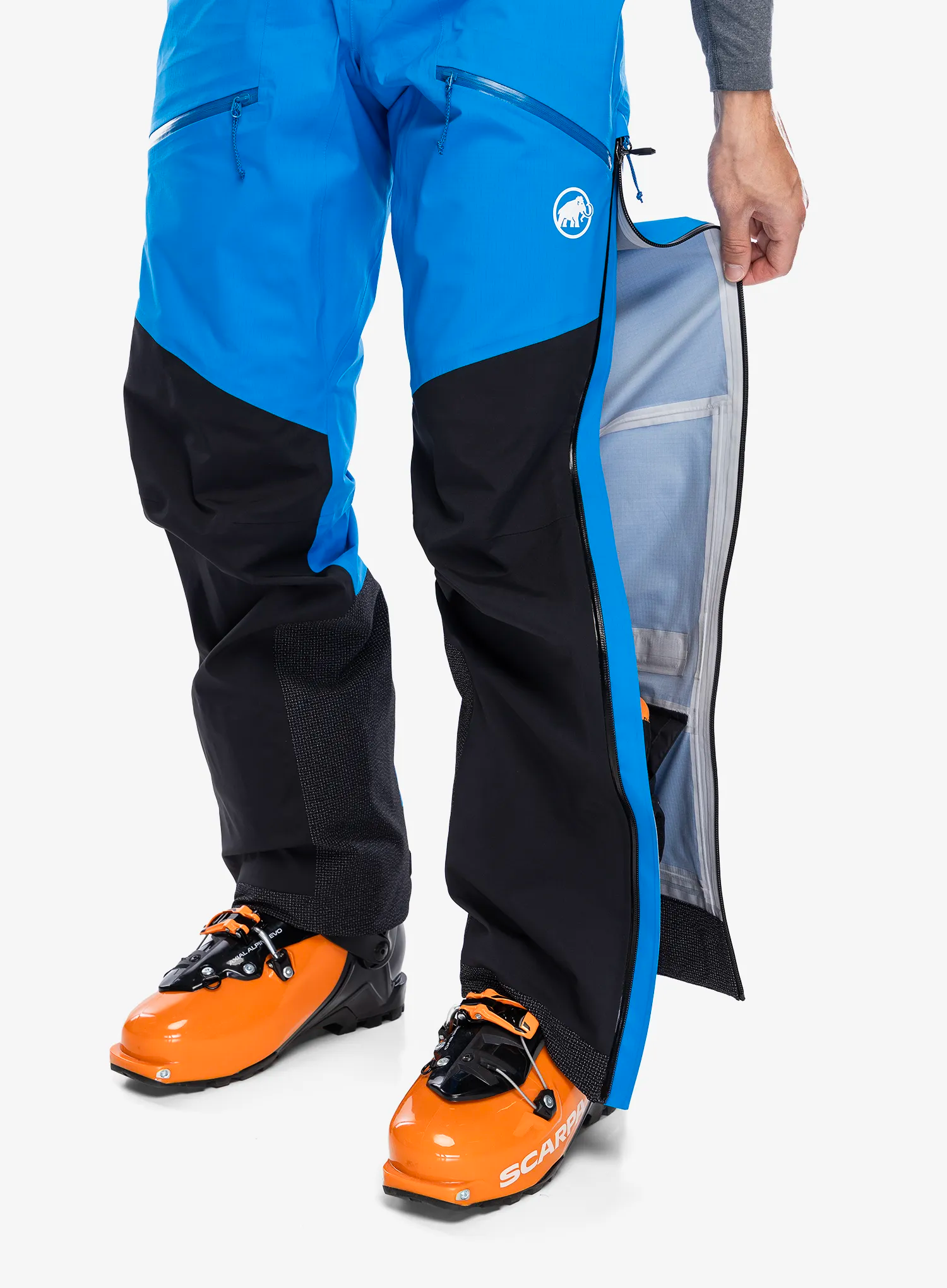 Membránové kalhoty Mammut Taiss Pro HS Pants - glacier blue/black