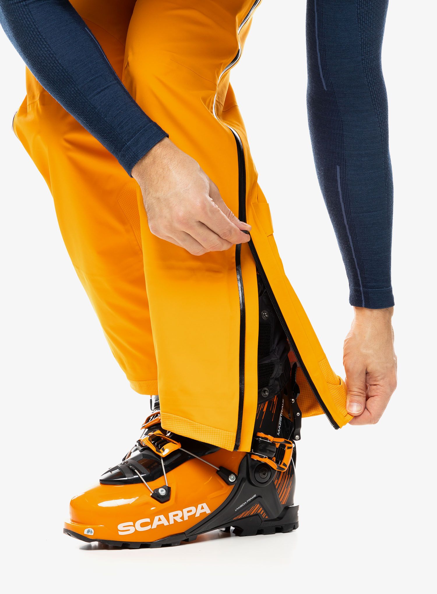 Kalhoty s membránou Mammut Taiss Pro HS Pants - tangerine