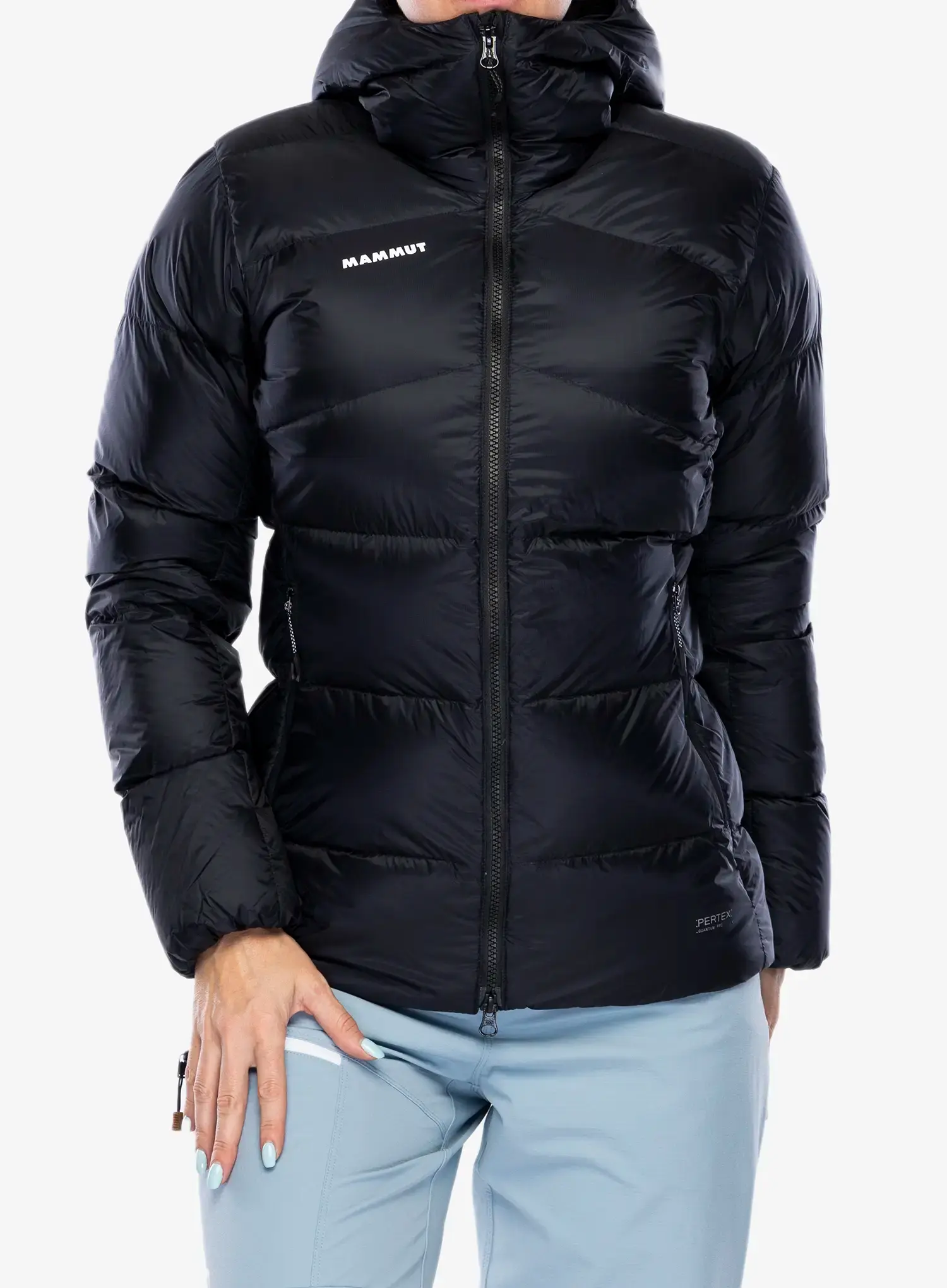 Dámská péřová bunda Mammut Taiss Pro IN Hooded Jacket - black