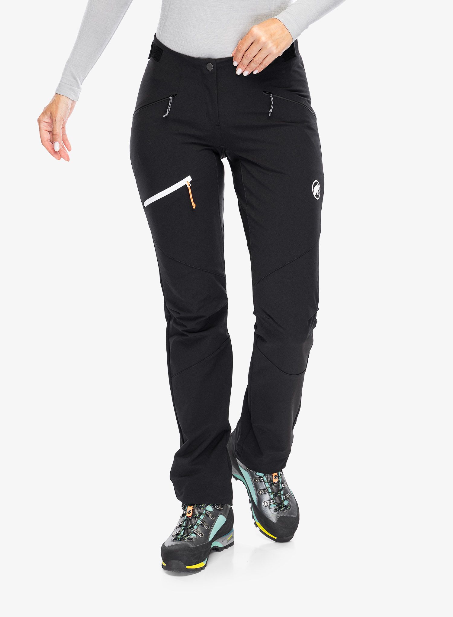 Softshellové kalhoty dámské Mammut Taiss SO Pants - black