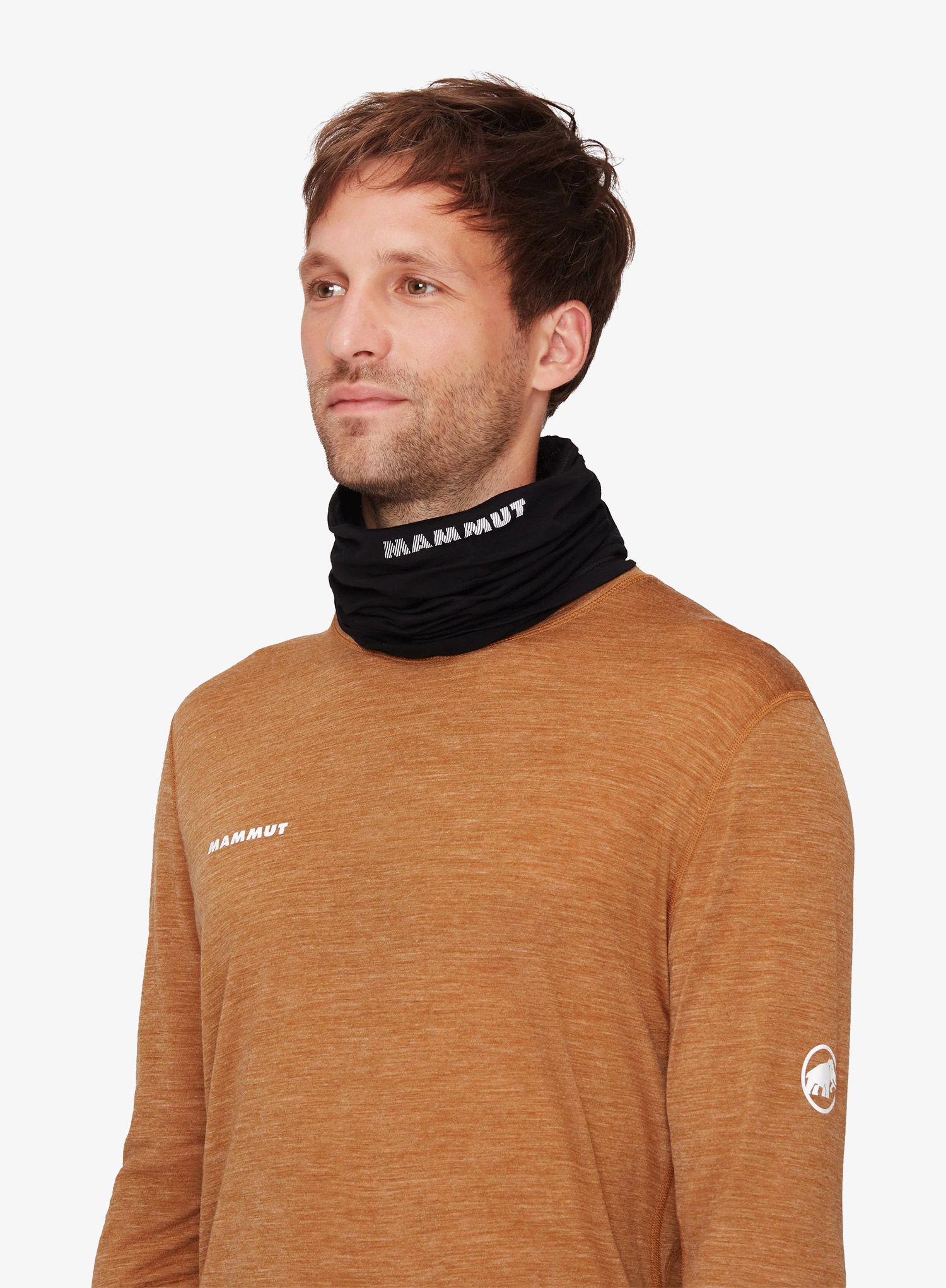 Multifunkční šátek Mammut Tree Wool Neck Gaiter - blk