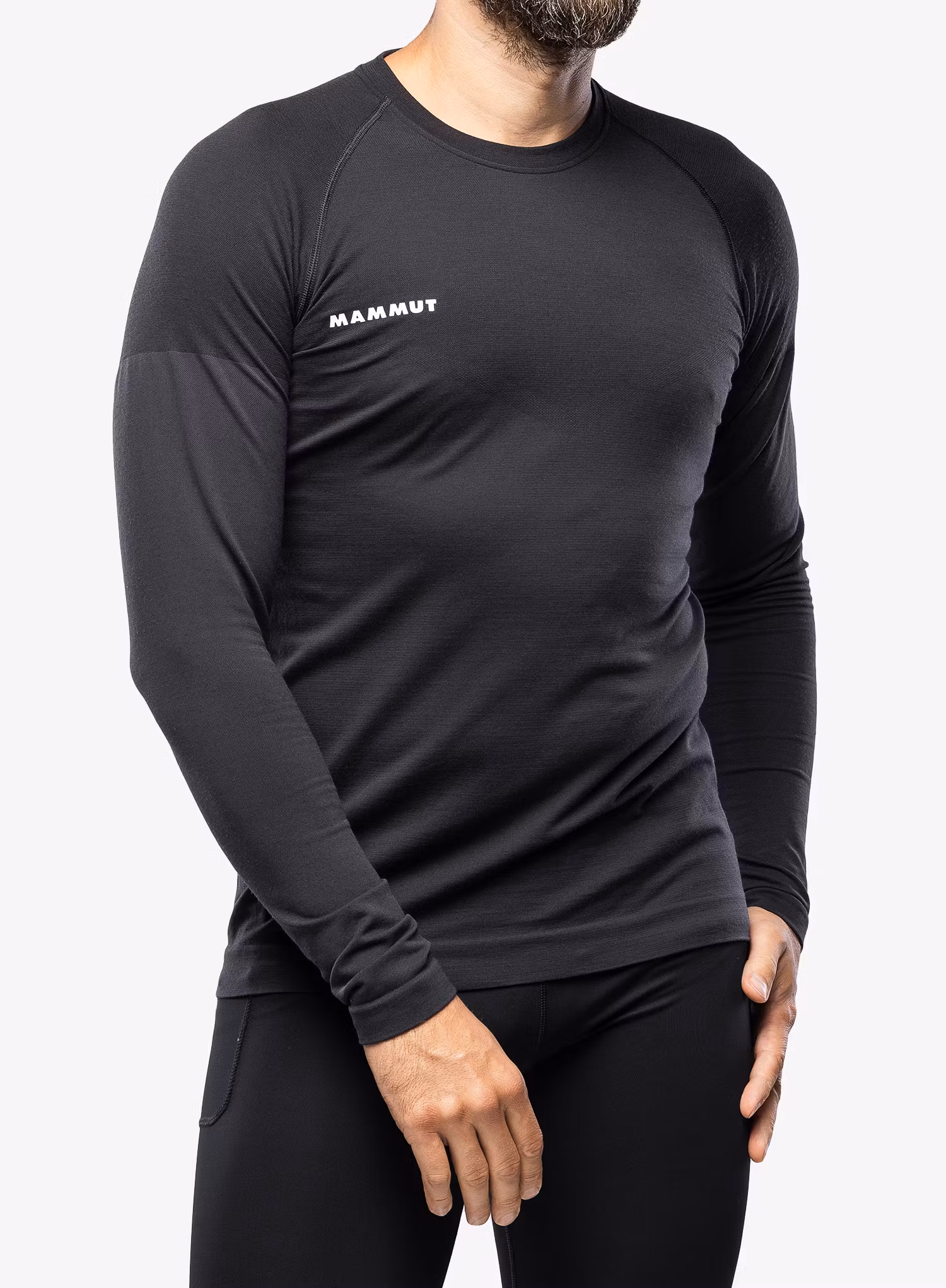 Funkční mikina Mammut Trift Longsleeve - black