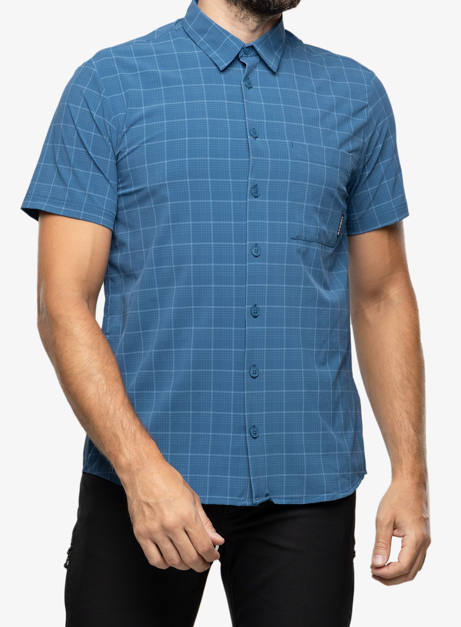 Pánská turistická košile Mammut Trovat Trail Shirt - deep ice