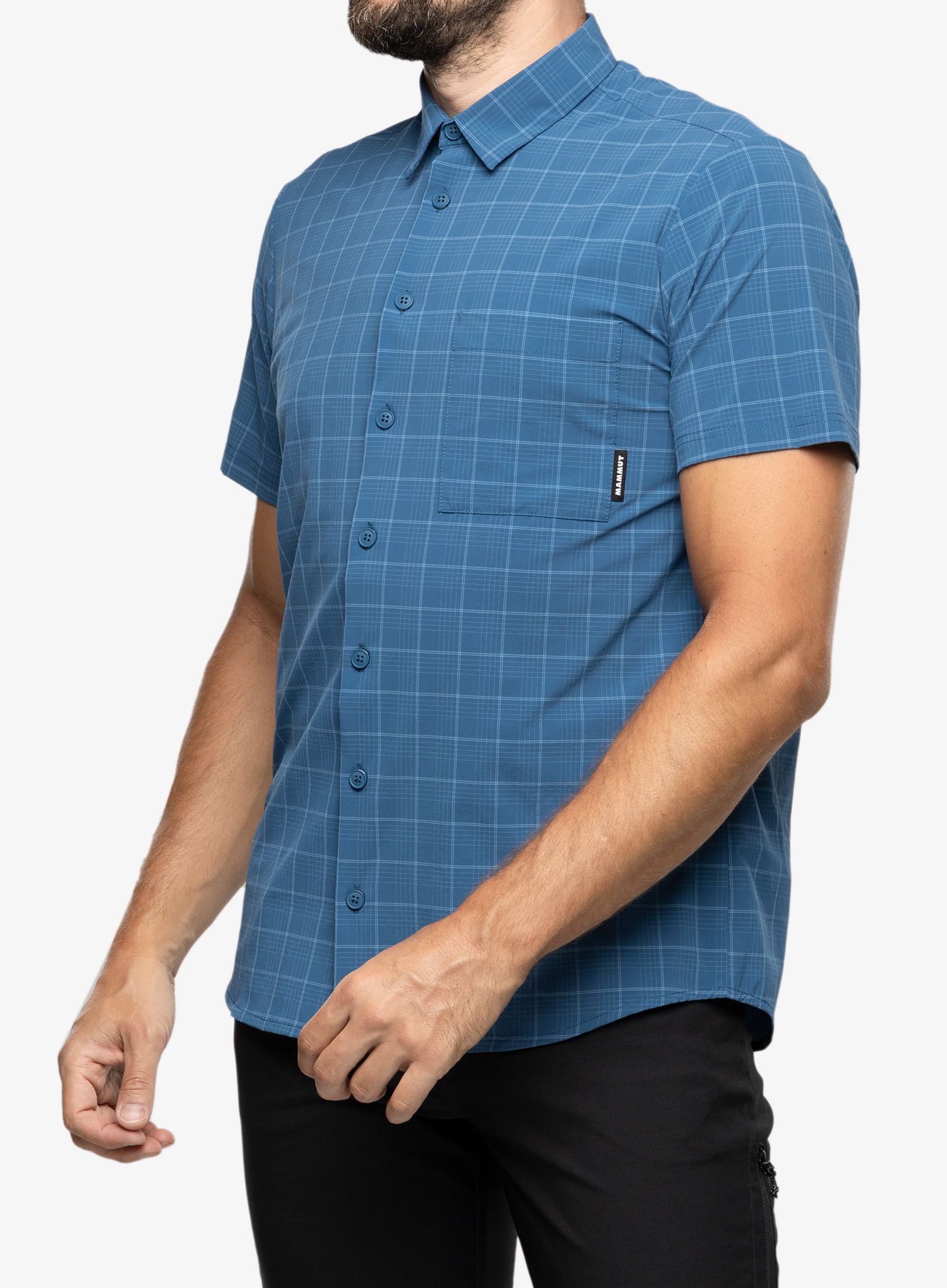 Pánská turistická košile Mammut Trovat Trail Shirt - deep ice