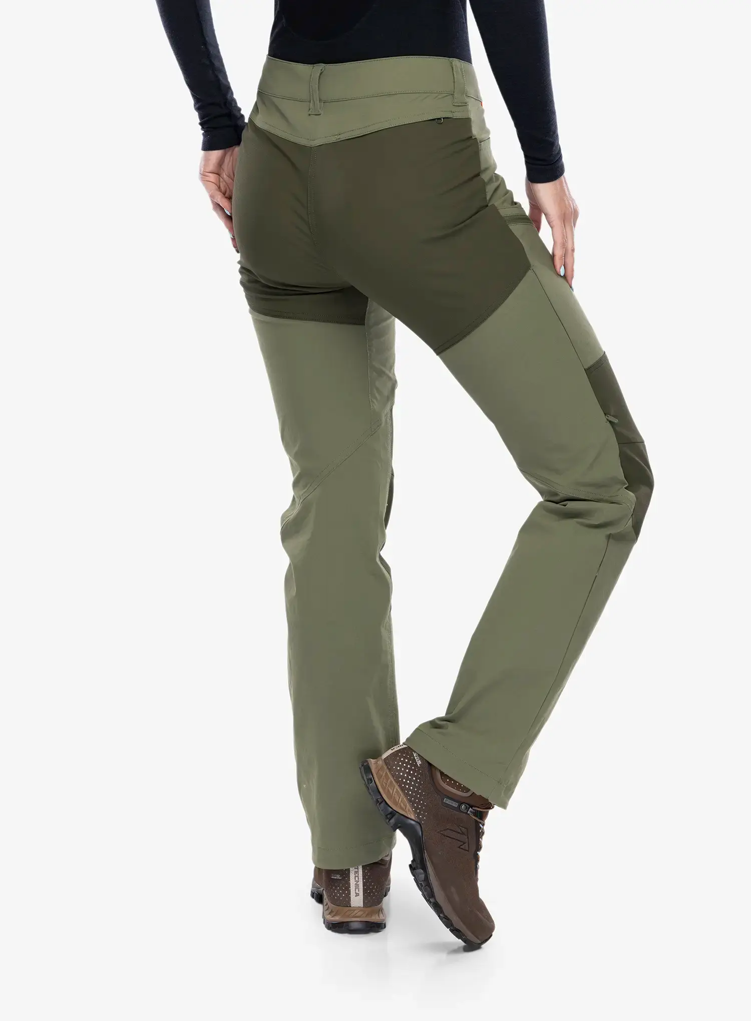 Kalhoty dámské Mammut Zinal Hybrid Pants - marsh/dark marsh
