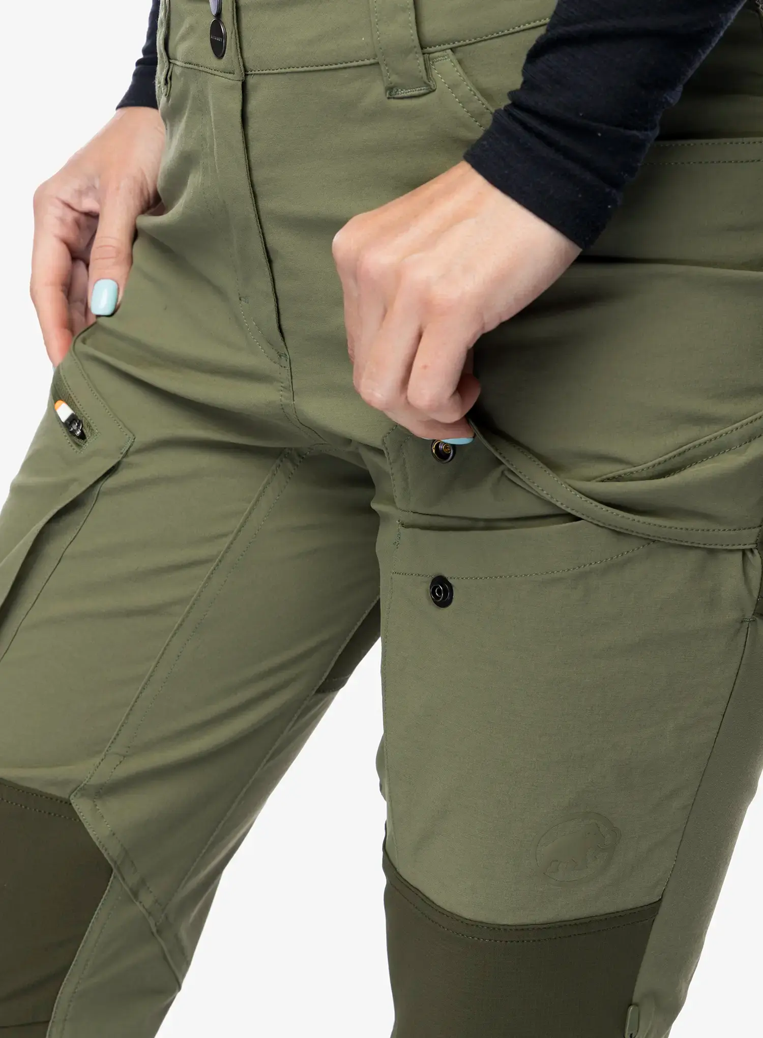 Kalhoty dámské Mammut Zinal Hybrid Pants - marsh/dark marsh