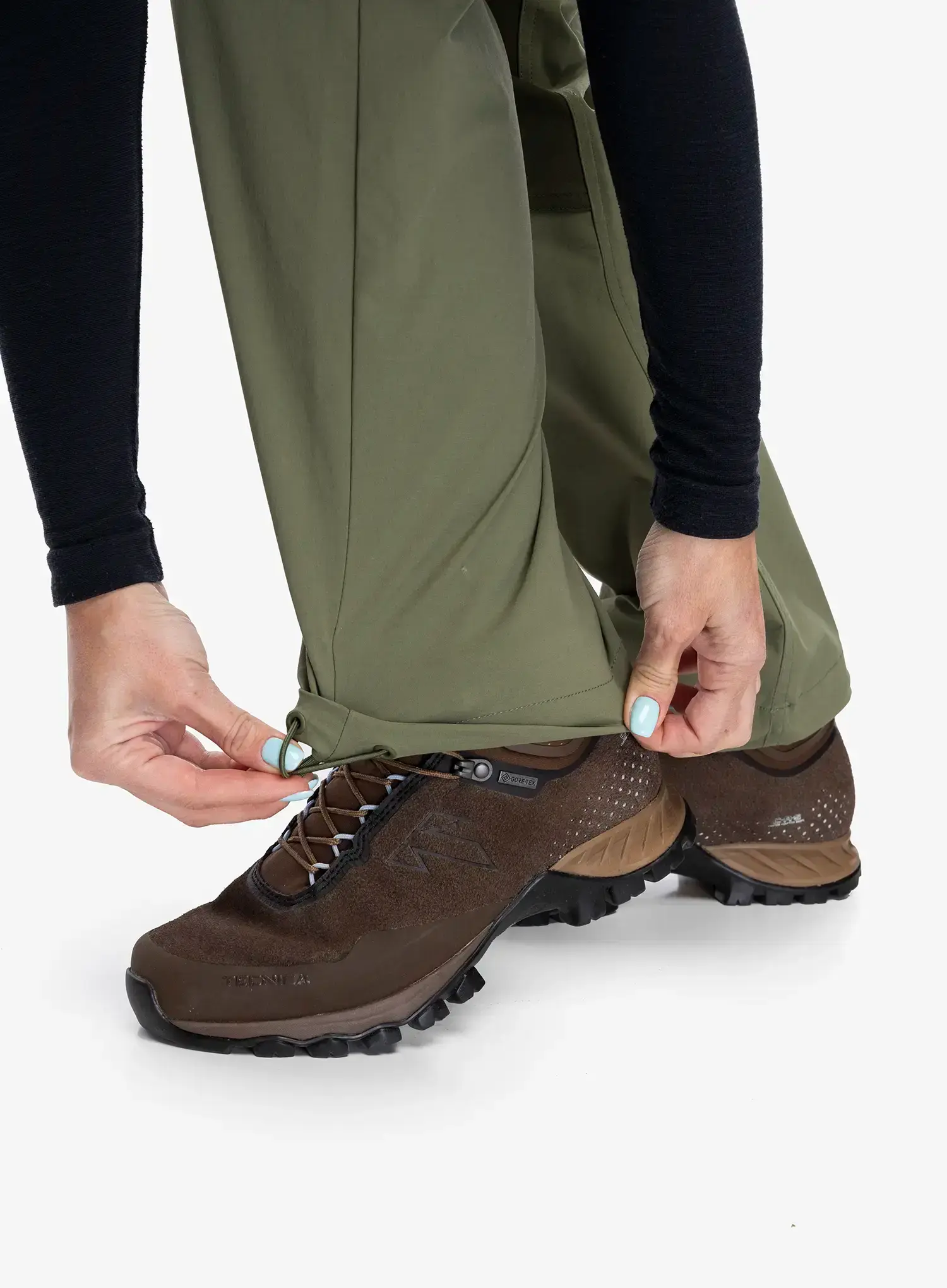 Kalhoty dámské Mammut Zinal Hybrid Pants - marsh/dark marsh
