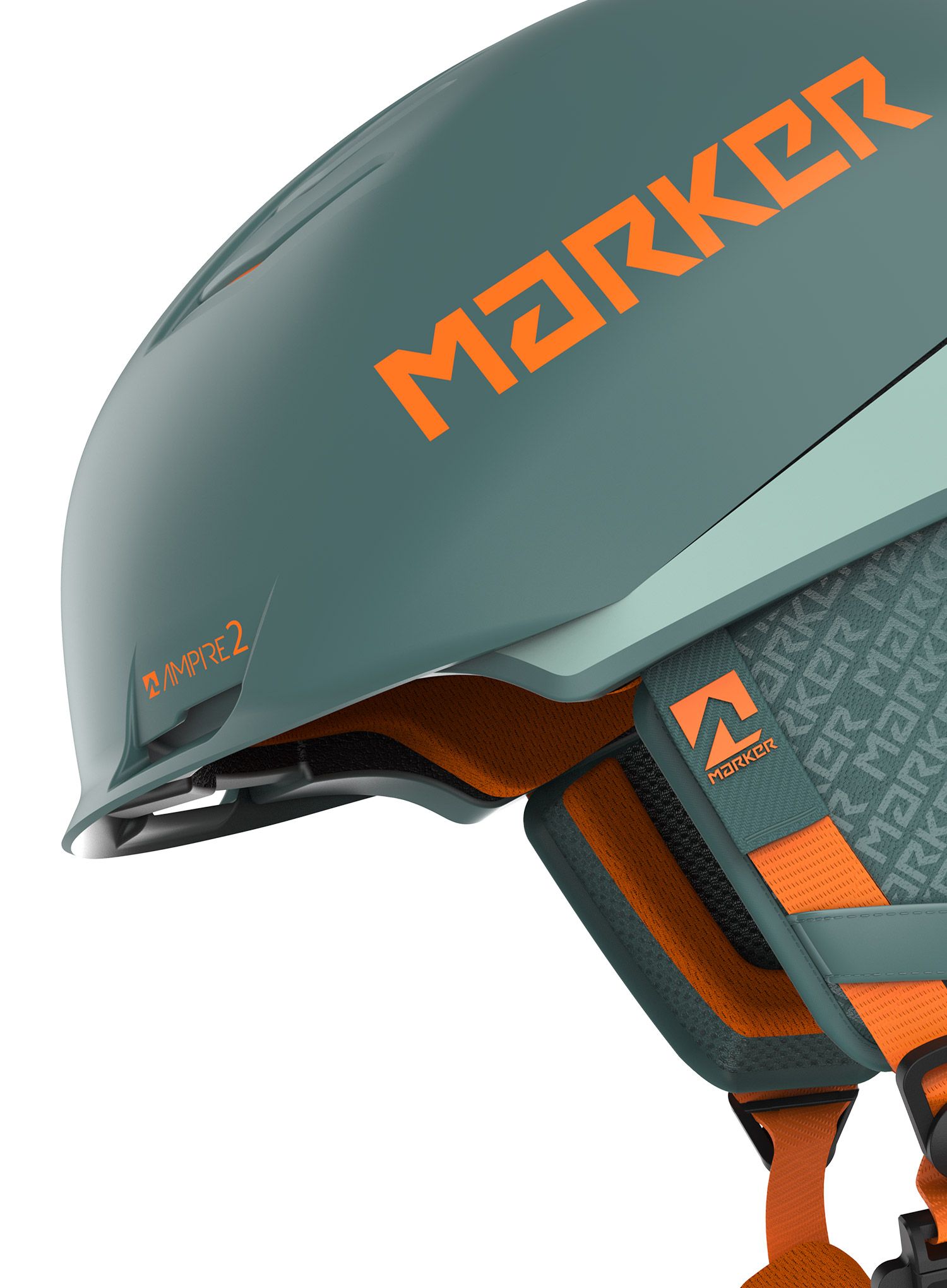 Helma na lyžování Marker Ampire 2 Mips - green/orange