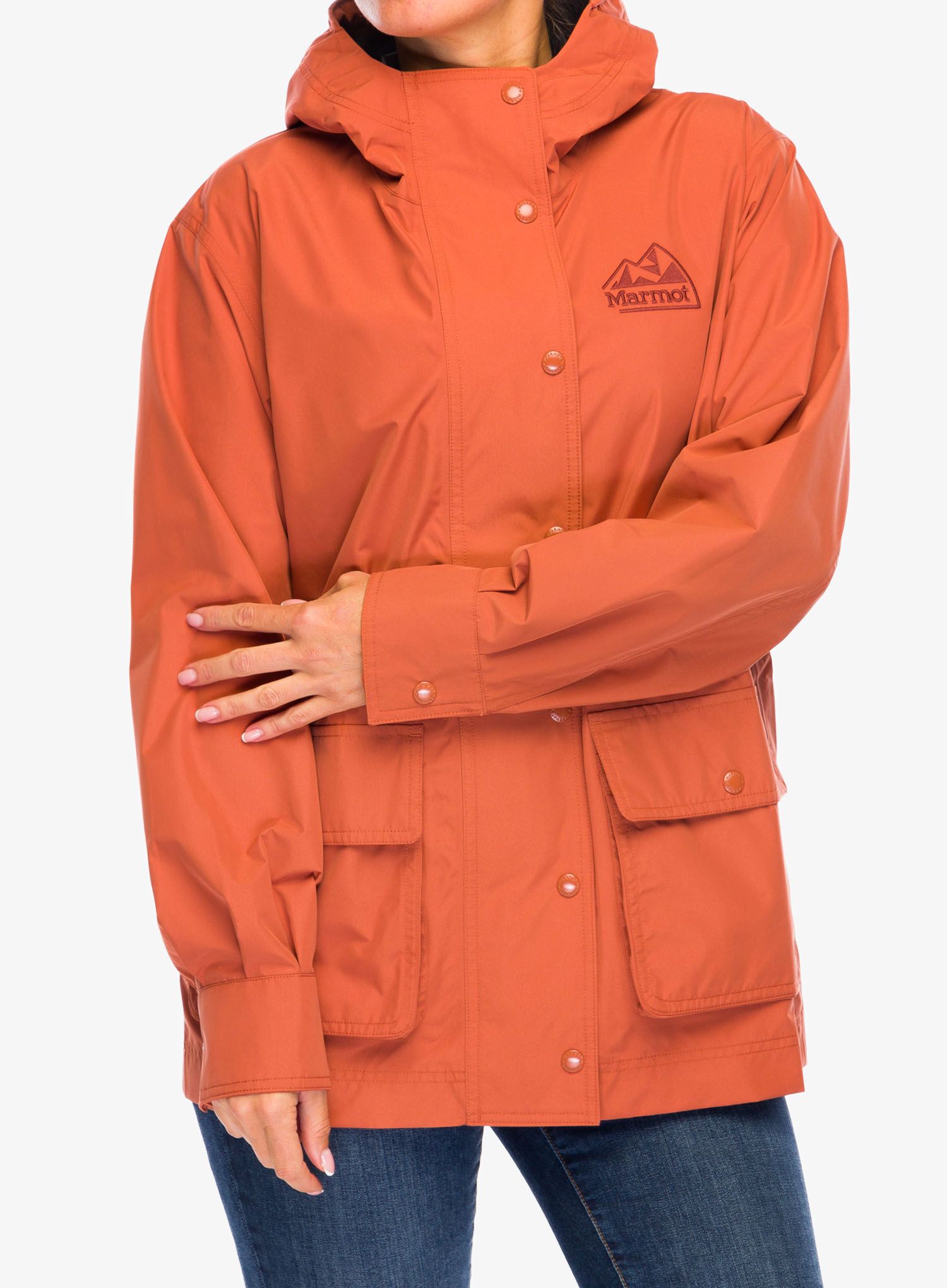 Dámská parka do deště Marmot 78 All Weather Parka - auburn
