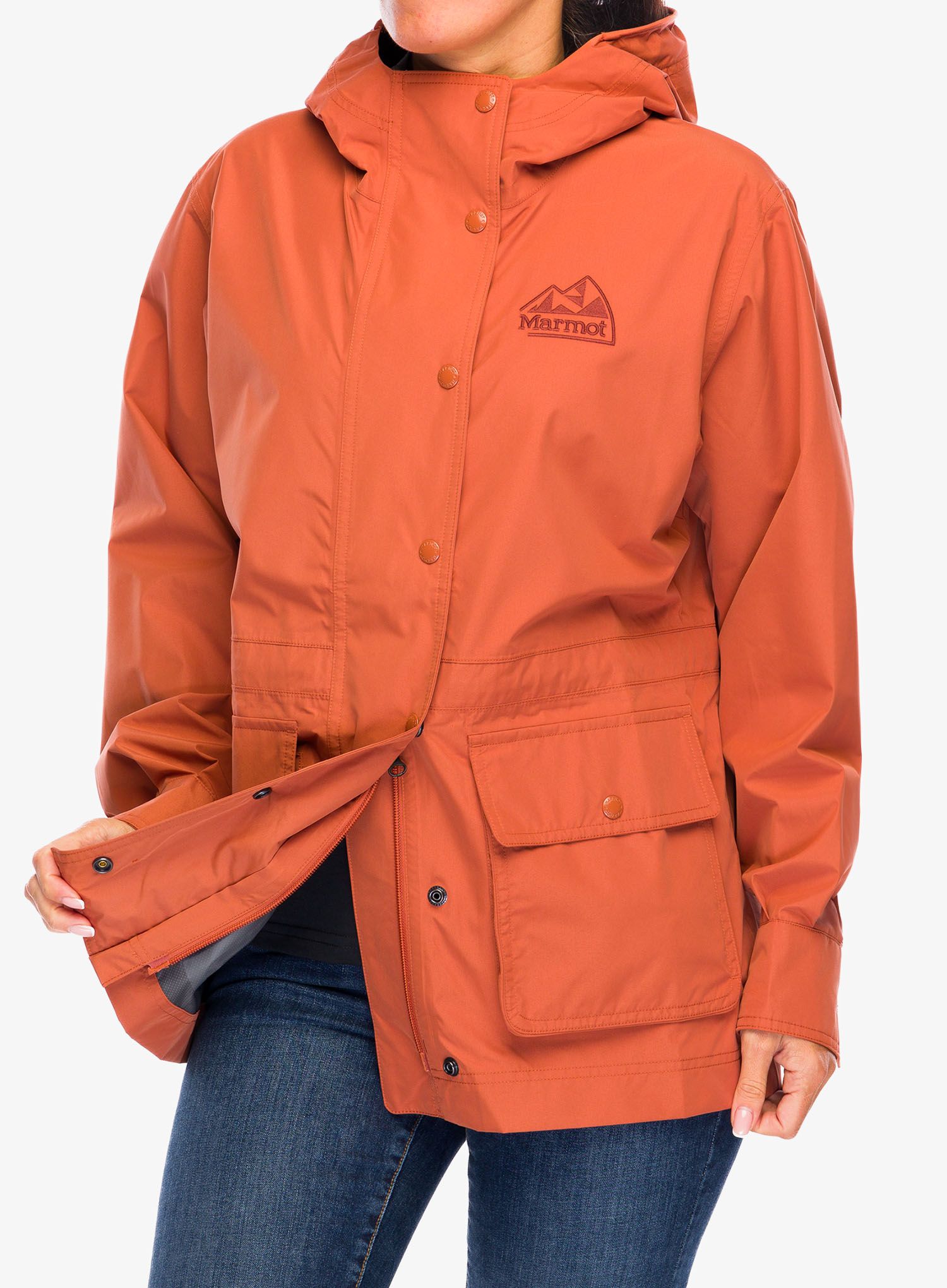 Dámská parka do deště Marmot 78 All Weather Parka - auburn