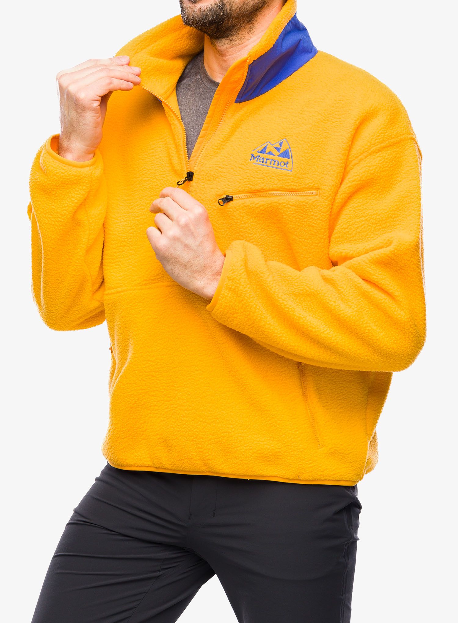 Fleecová bunda Marmot 94 E.C.O. Recycled Fleece - golden sun/trail blue