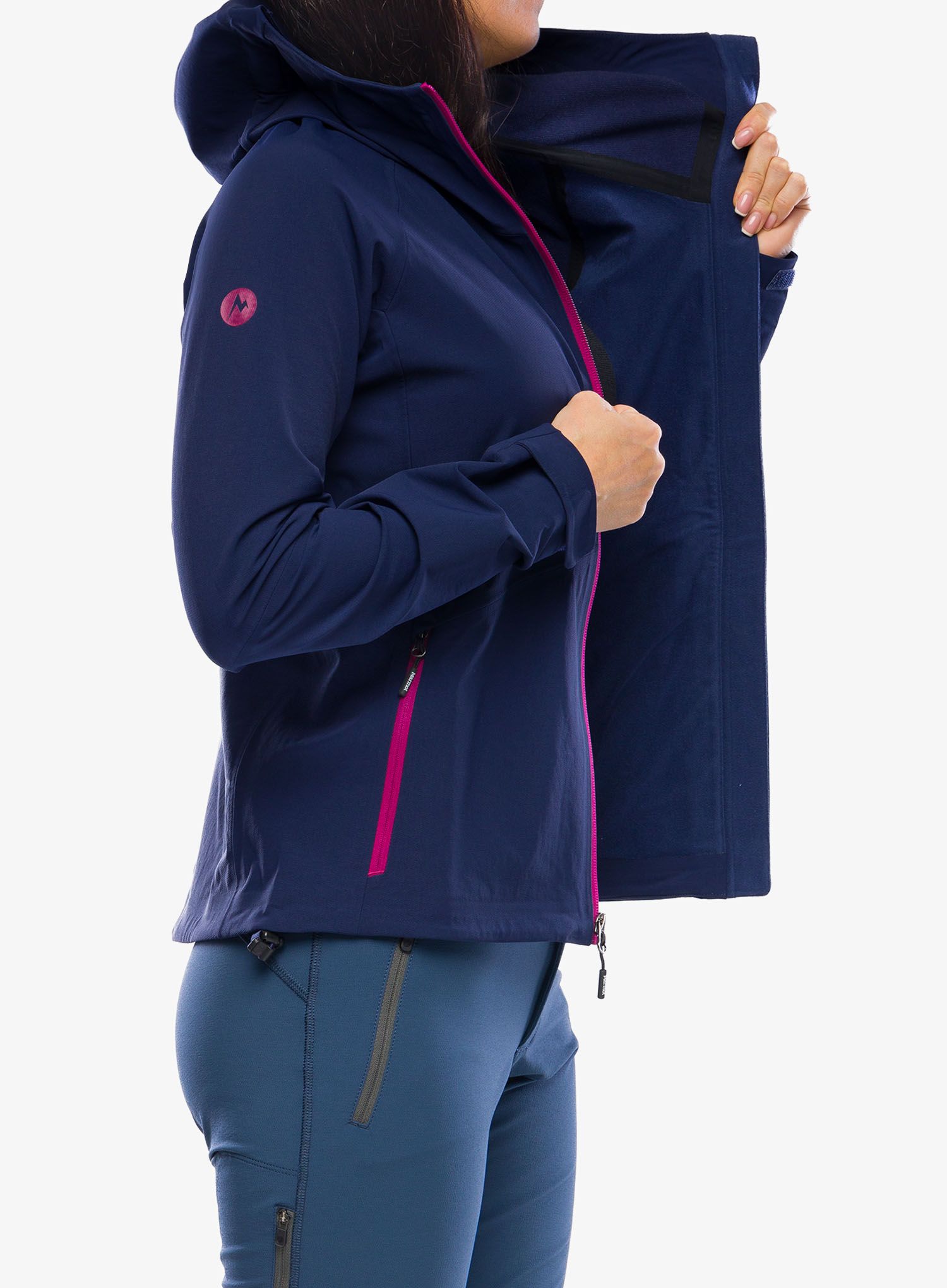 Dámská softshell bunda Marmot Alsek Hoody - arctic navy