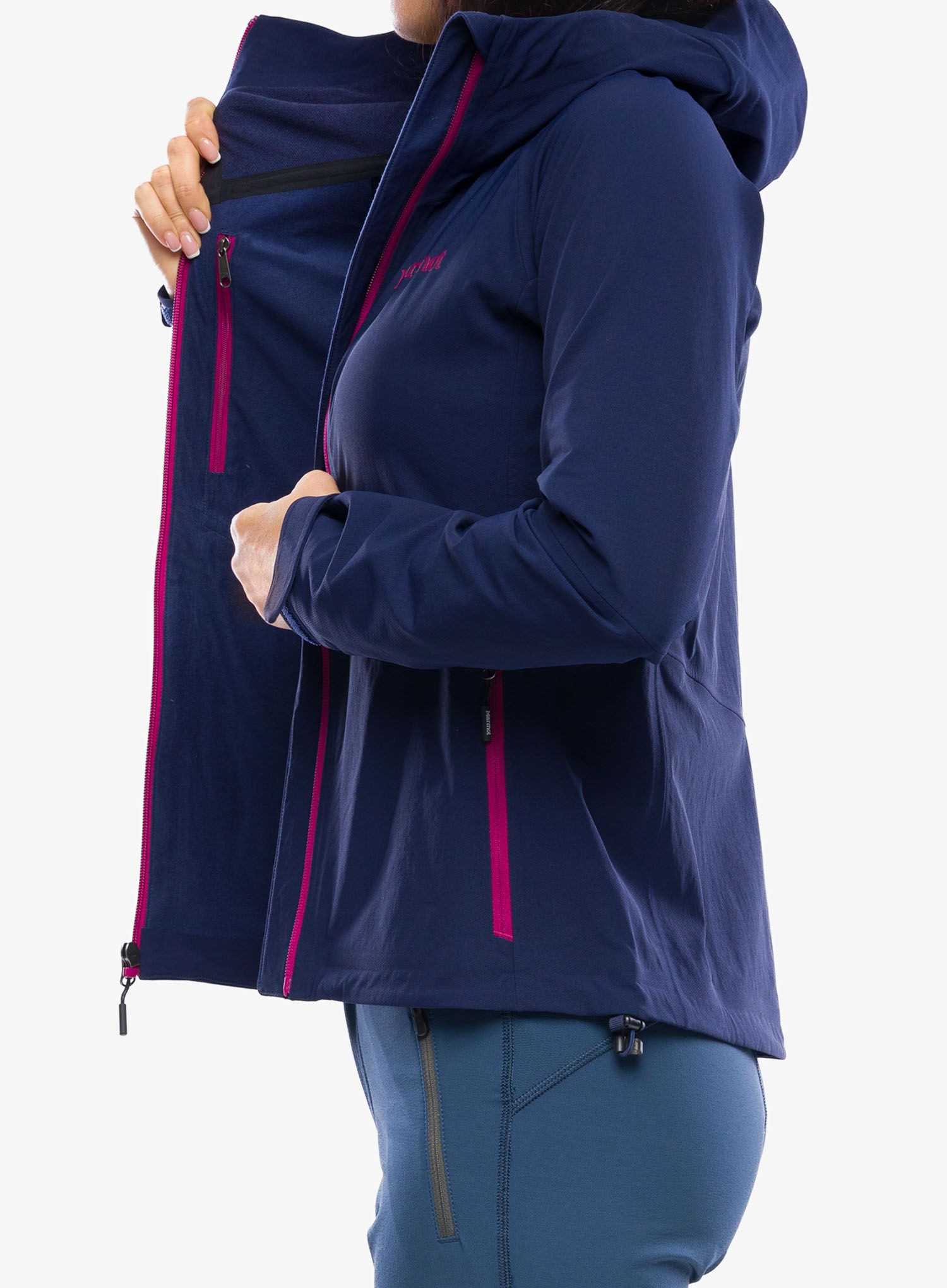 Dámská softshell bunda Marmot Alsek Hoody - arctic navy