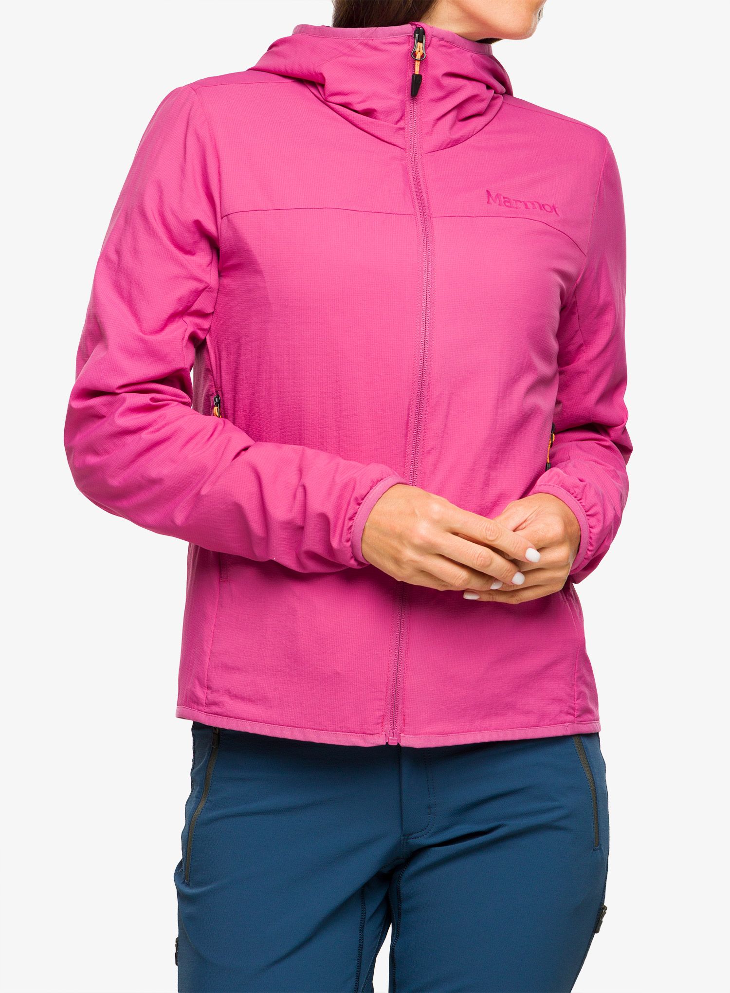 Dámská softshellová bunda Marmot Alt HB Hoody - fuchsia red
