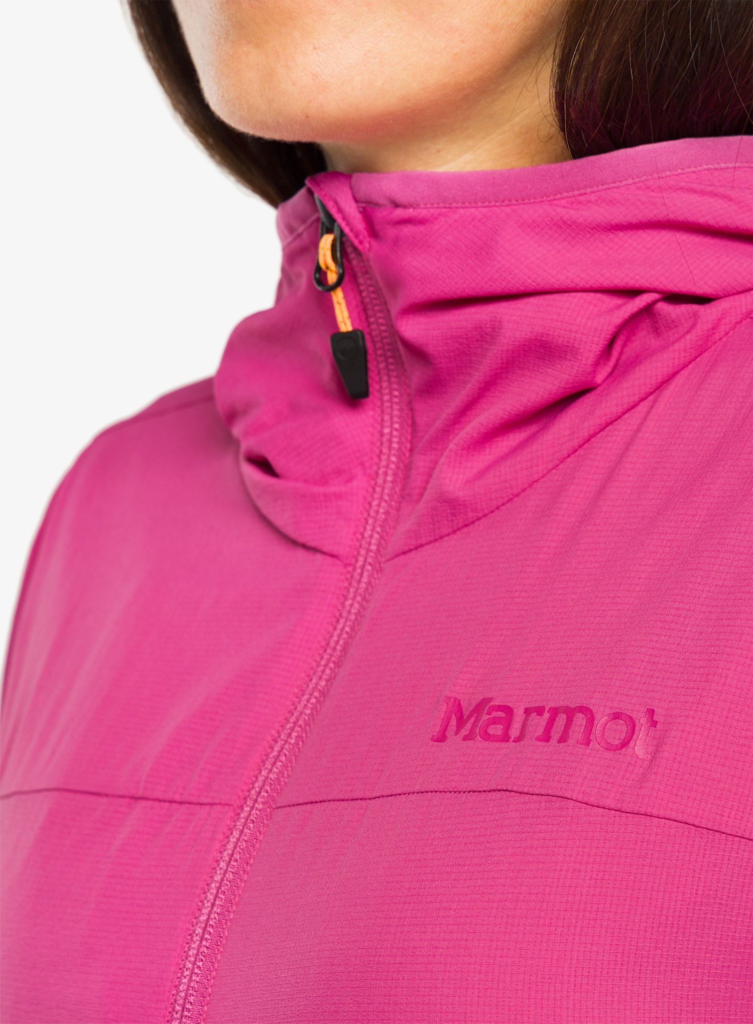 Dámská softshellová bunda Marmot Alt HB Hoody - fuchsia red