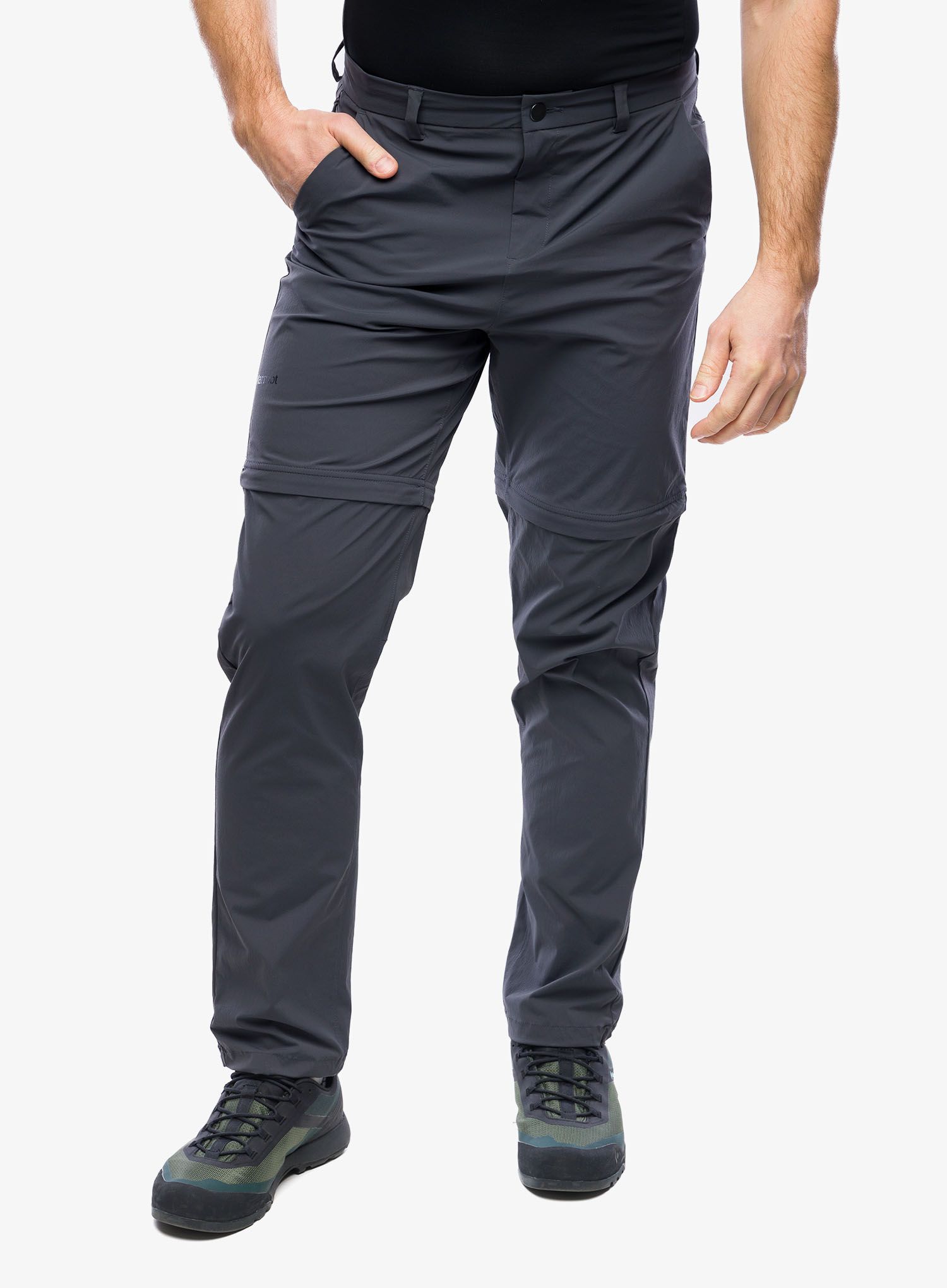 Turistické kalhoty Marmot Arch Rock Convertible Pant - dark steel