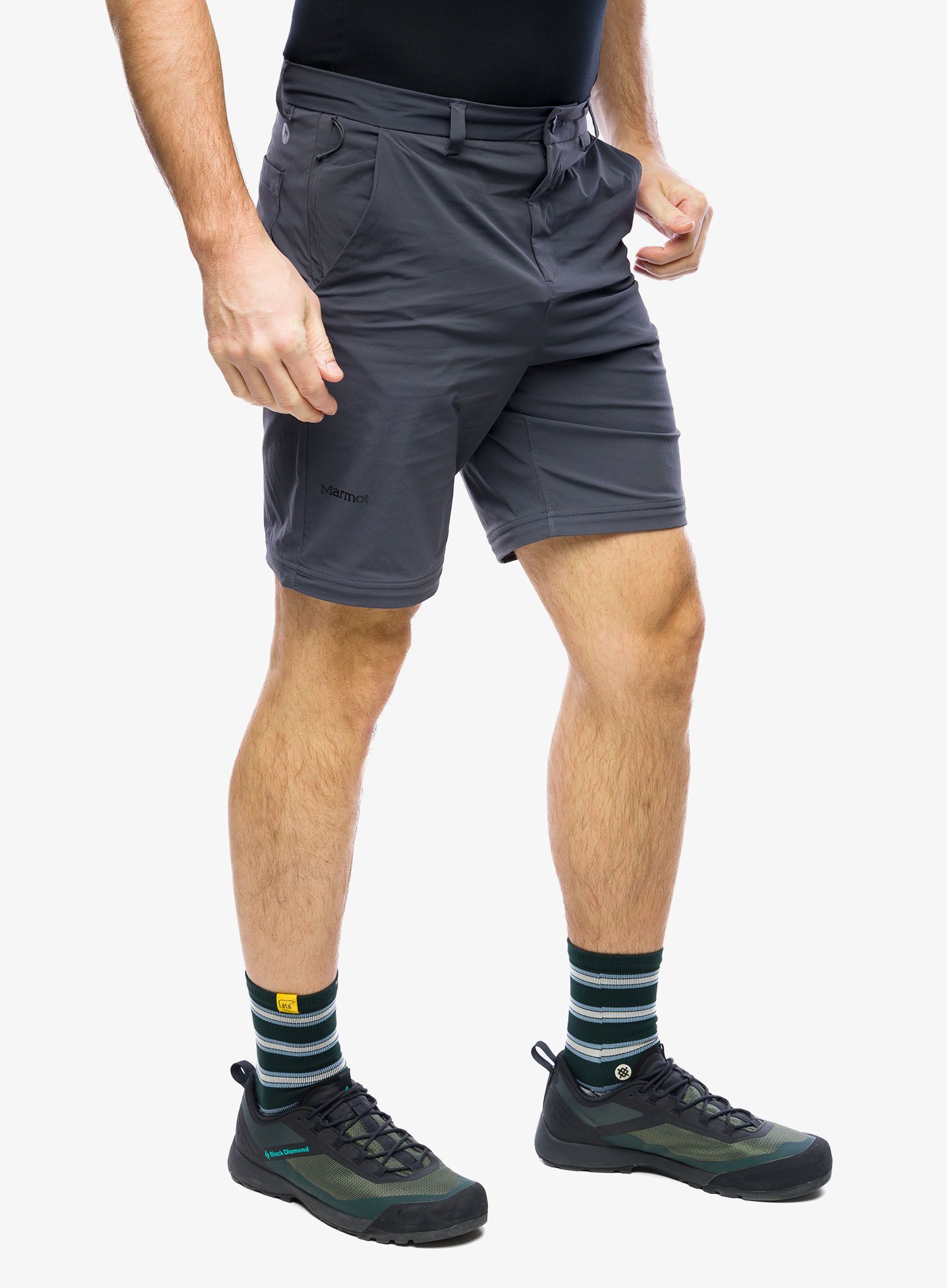 Turistické kalhoty Marmot Arch Rock Convertible Pant - dark steel