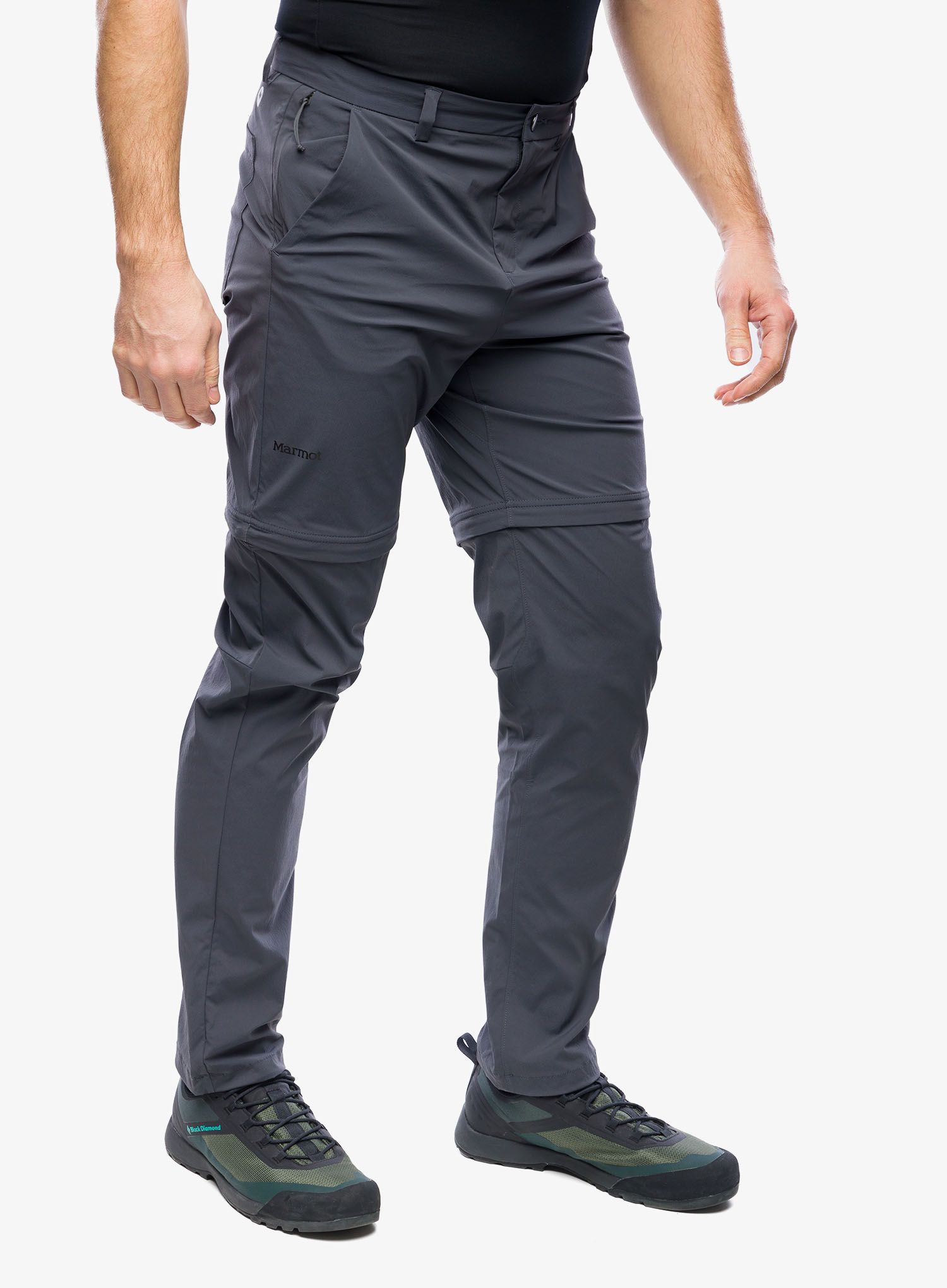 Turistické kalhoty Marmot Arch Rock Convertible Pant - dark steel