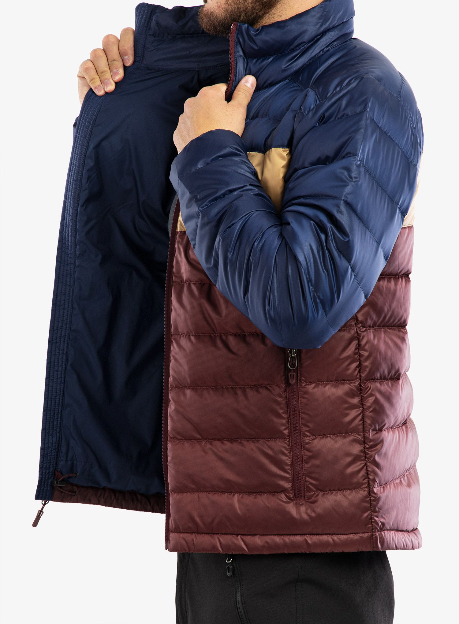 Péřová bunda Marmot Ares Jacket - arctic navy/shetland