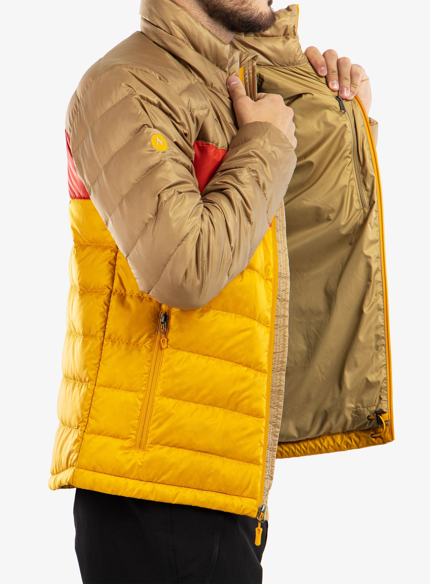 Péřová bunda Marmot Ares Jacket - shetland/cairo