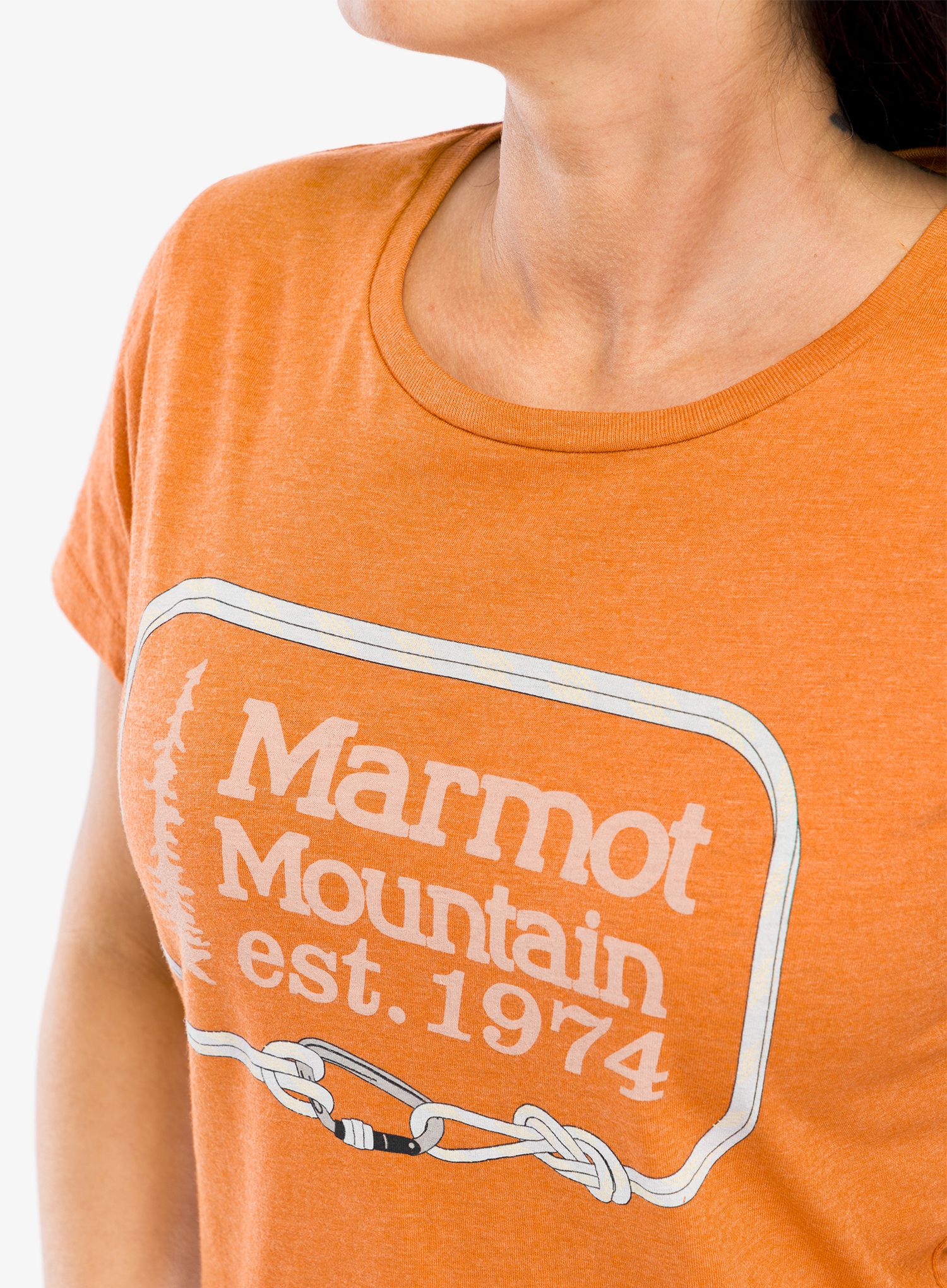 Dámské tričko Marmot Ascender Tee SS - amber