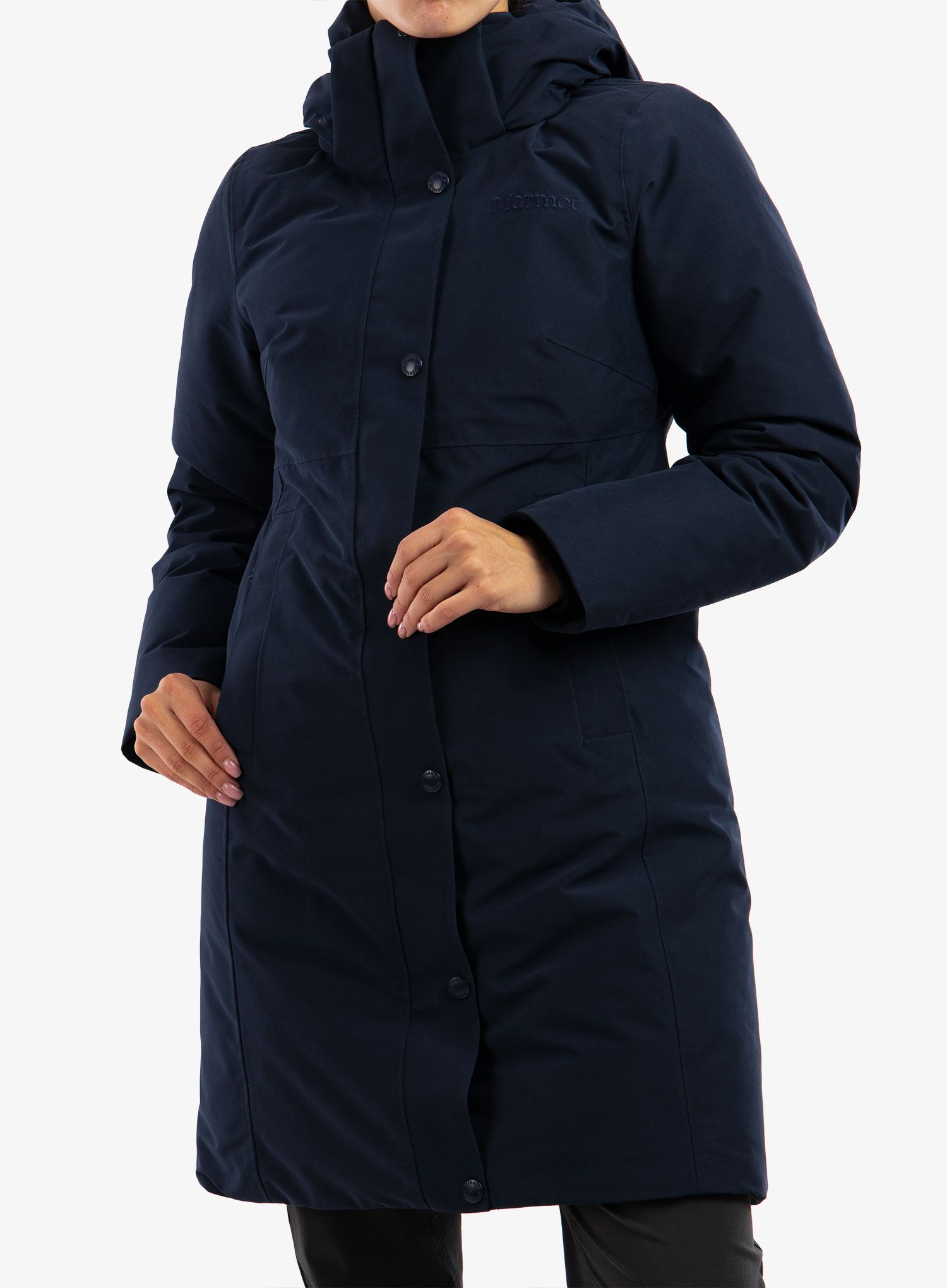Dámský péřový kabát Marmot Chelsea Coat - arctic navy