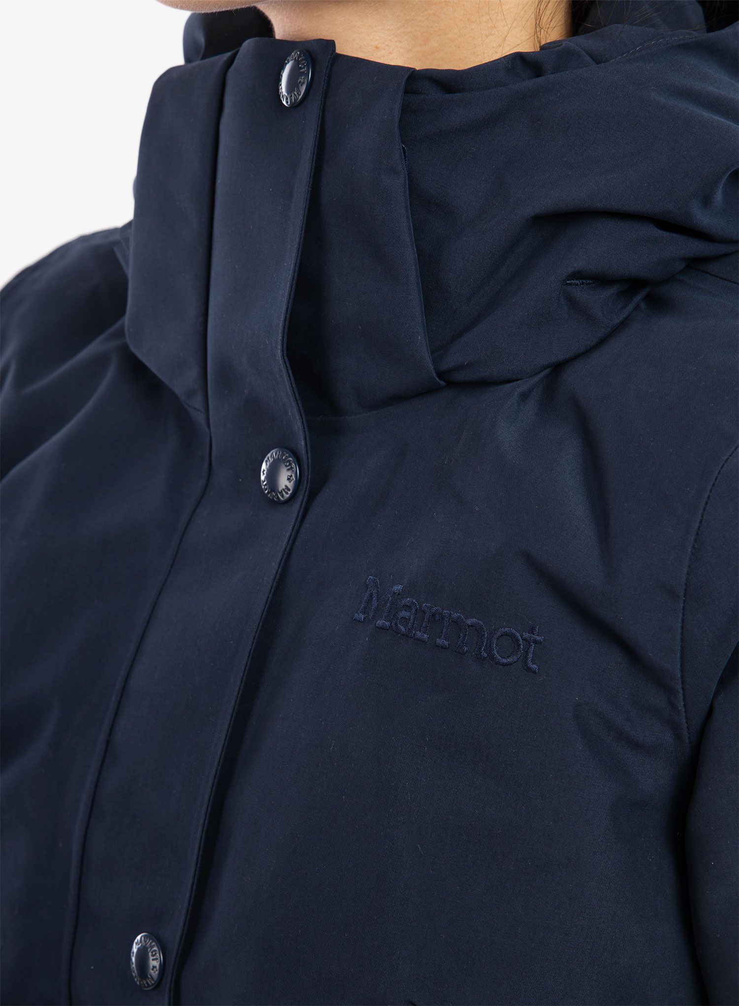 Dámský péřový kabát Marmot Chelsea Coat - arctic navy