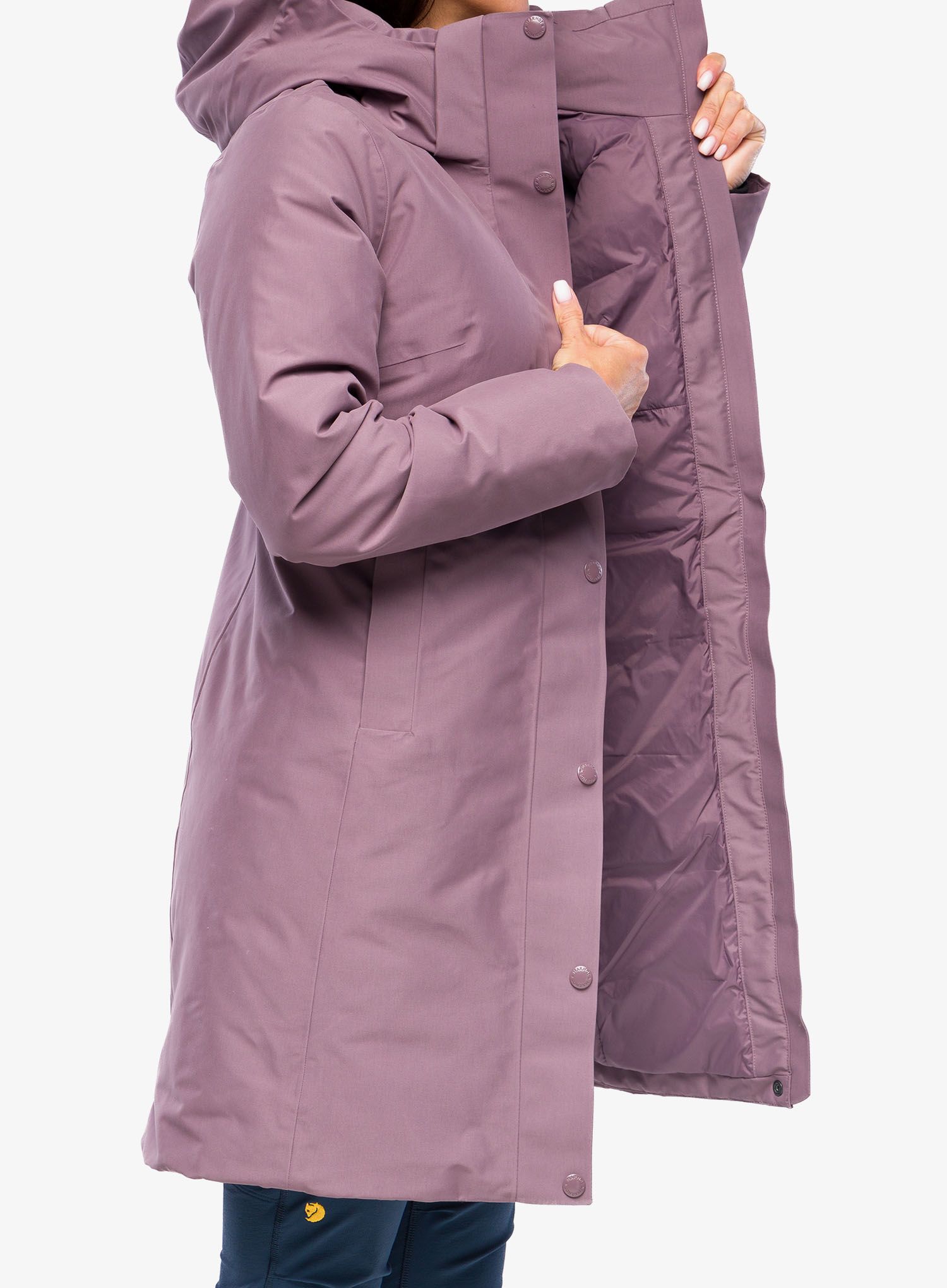 Dámský péřový kabát Marmot Chelsea Coat - hazy purple