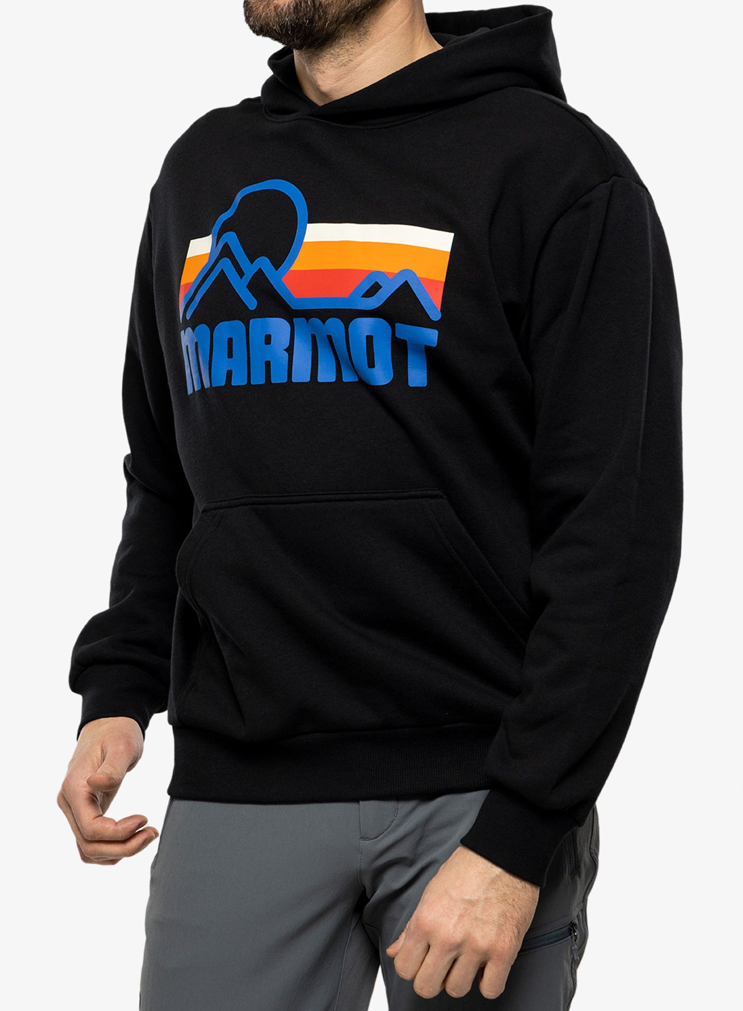 Pánská mikina s kapucí Marmot Coastal Hoody - black