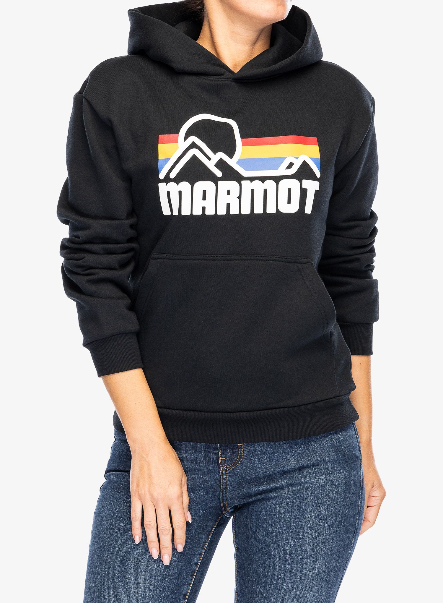 Dámská mikina s kapucí Marmot Coastal Hoody - black/multi