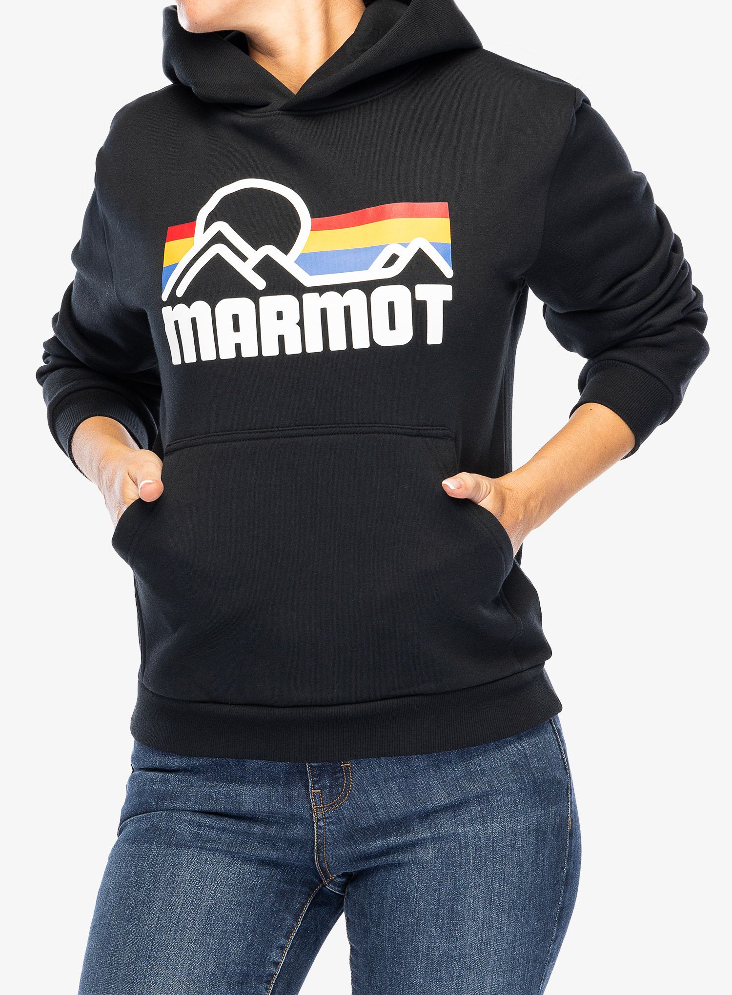 Dámská mikina s kapucí Marmot Coastal Hoody - black/multi