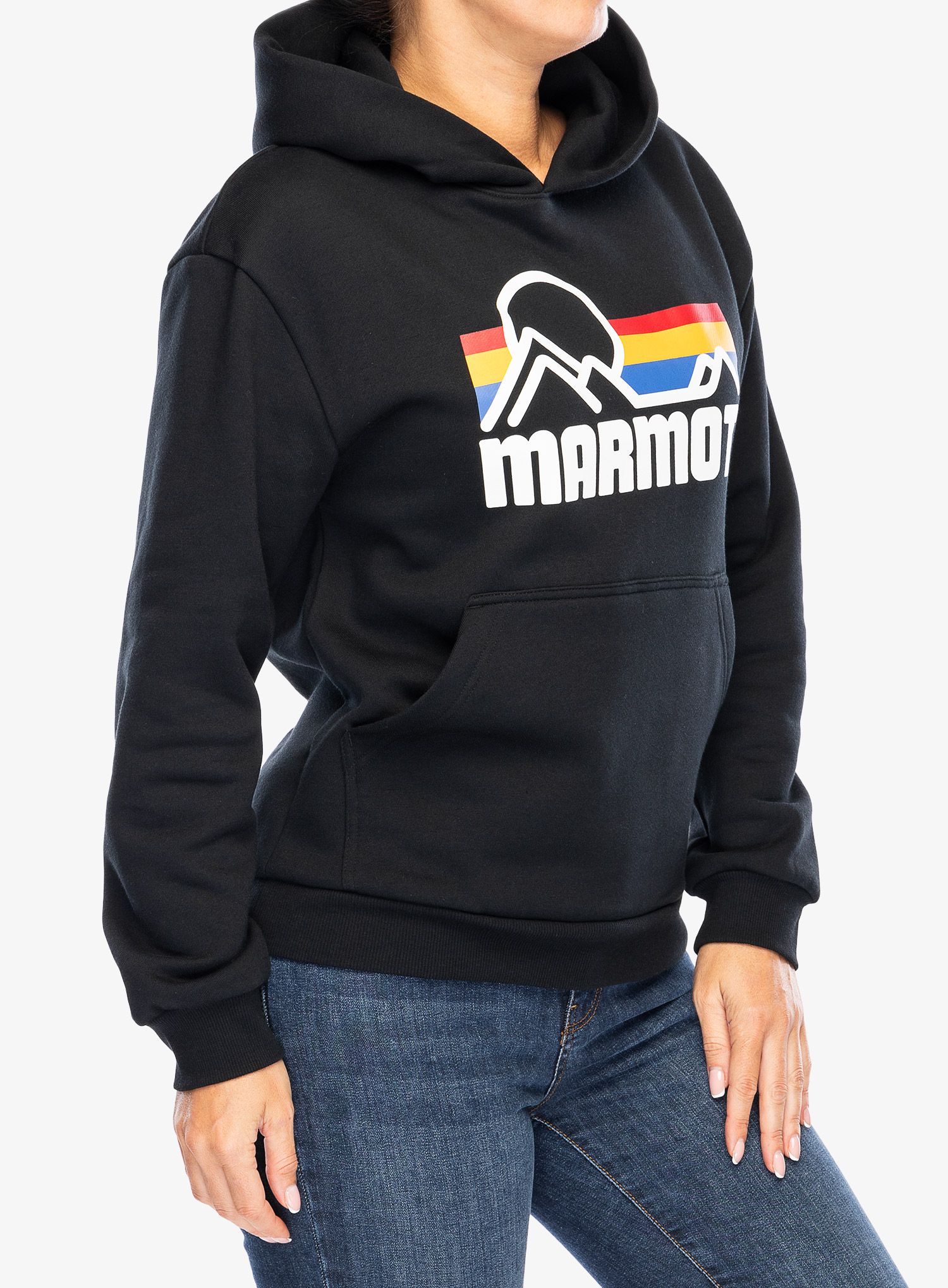 Dámská mikina s kapucí Marmot Coastal Hoody - black/multi