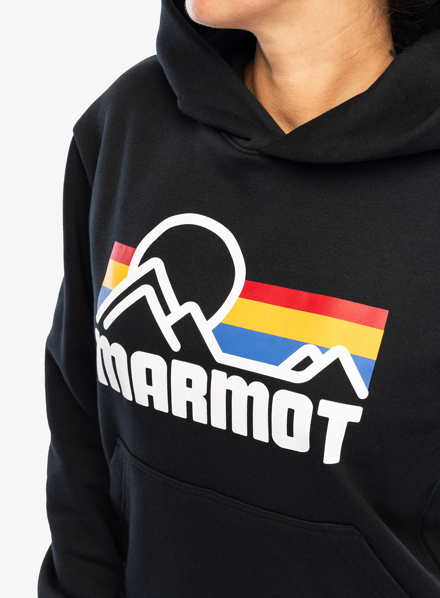Dámská mikina s kapucí Marmot Coastal Hoody - black/multi