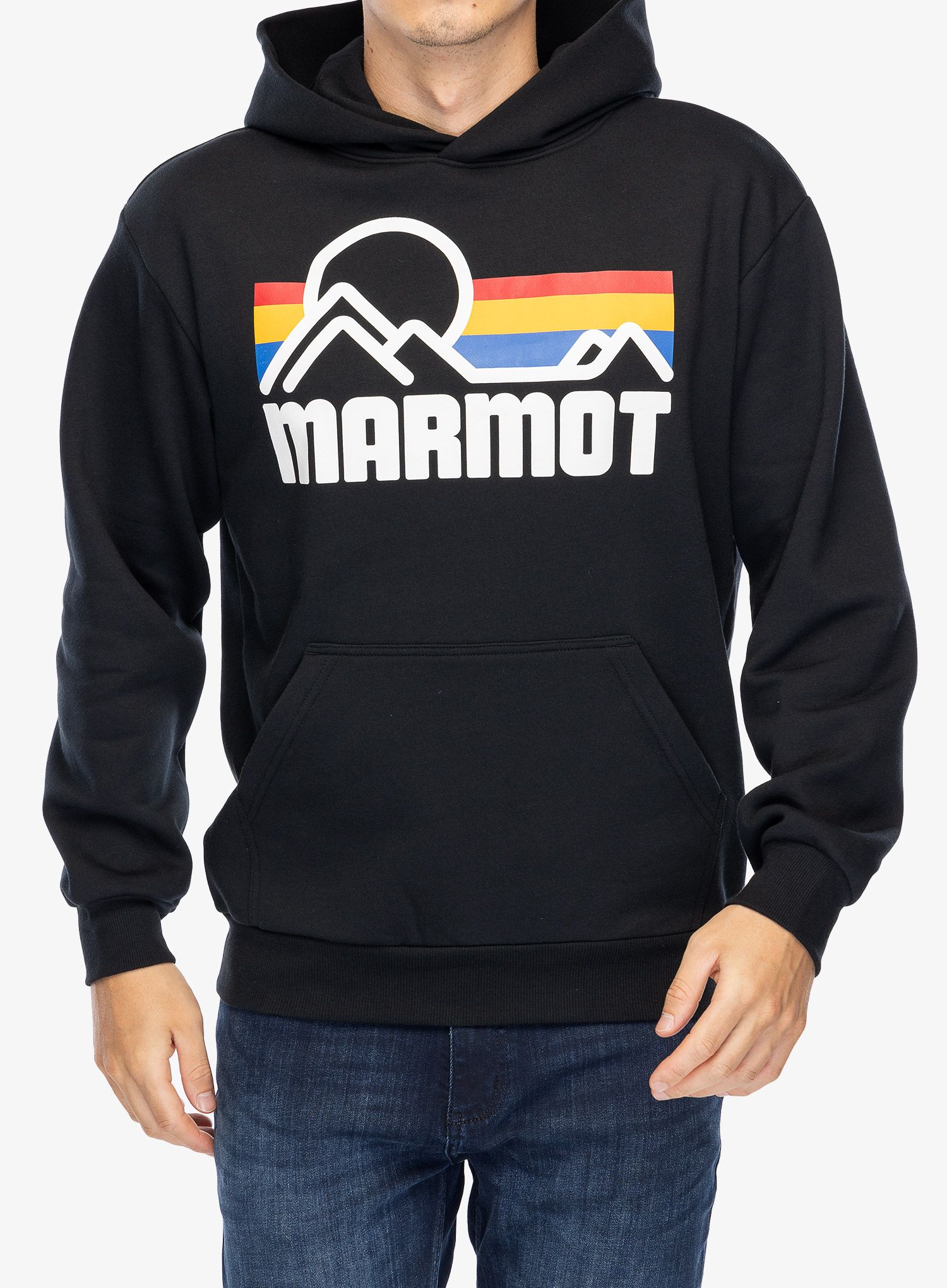 Mikina s kapucí Marmot Coastal Hoody - black/multi