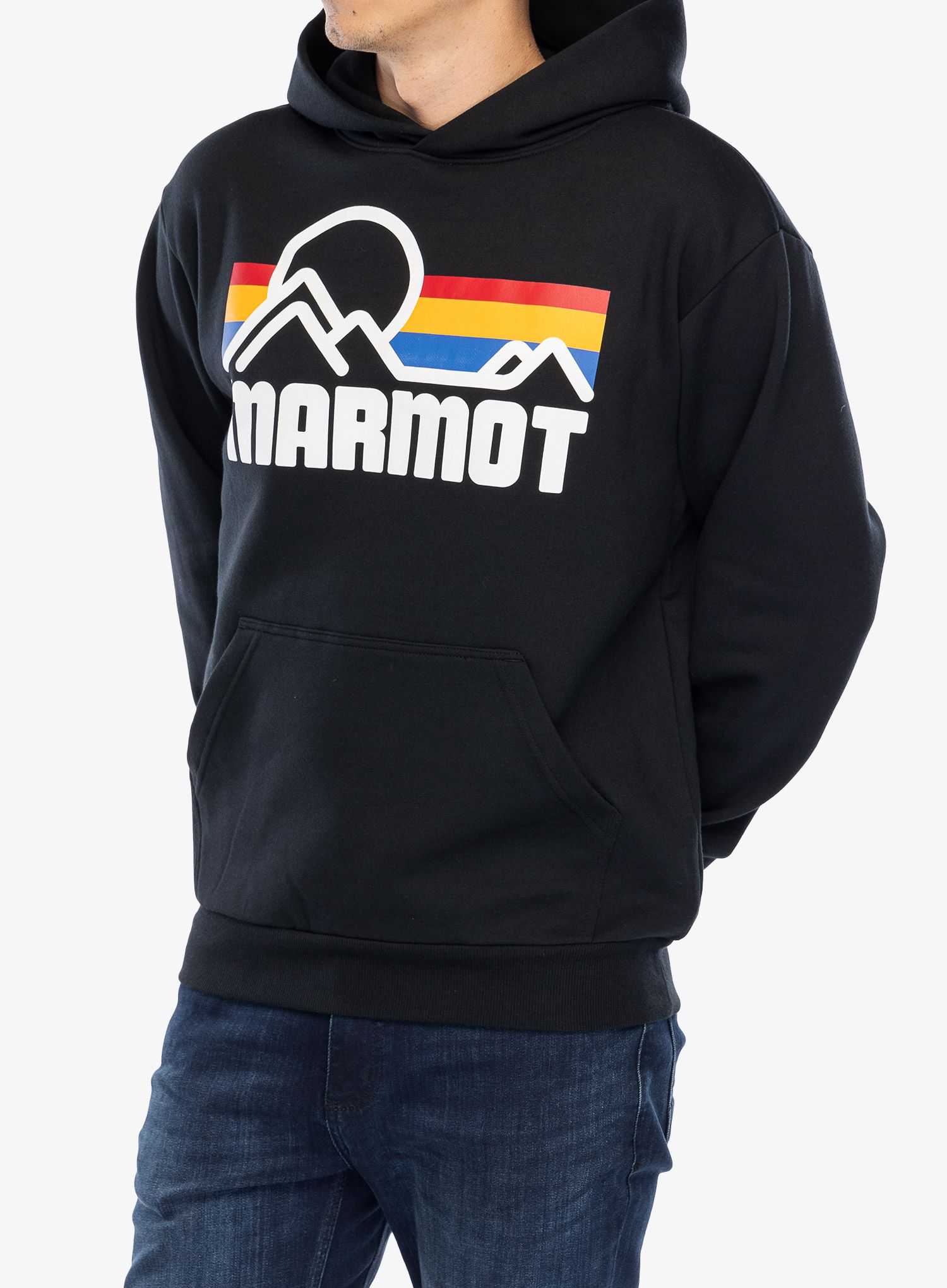 Mikina s kapucí Marmot Coastal Hoody - black/multi