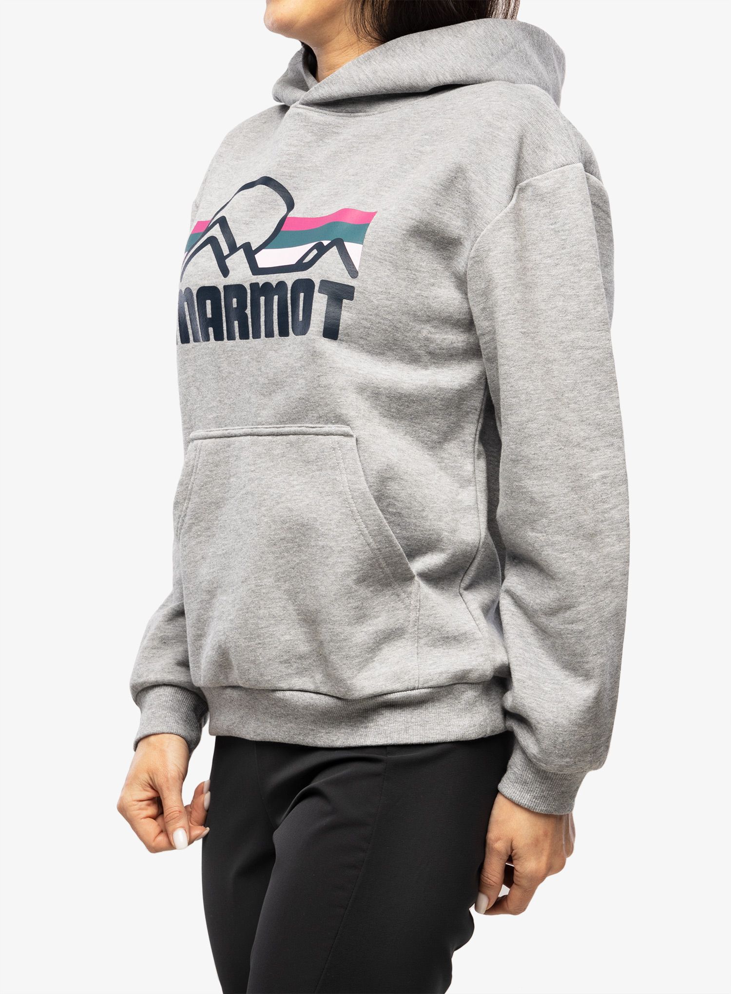 Dámská mikina s kapucí Marmot Coastal Hoody - grey heather